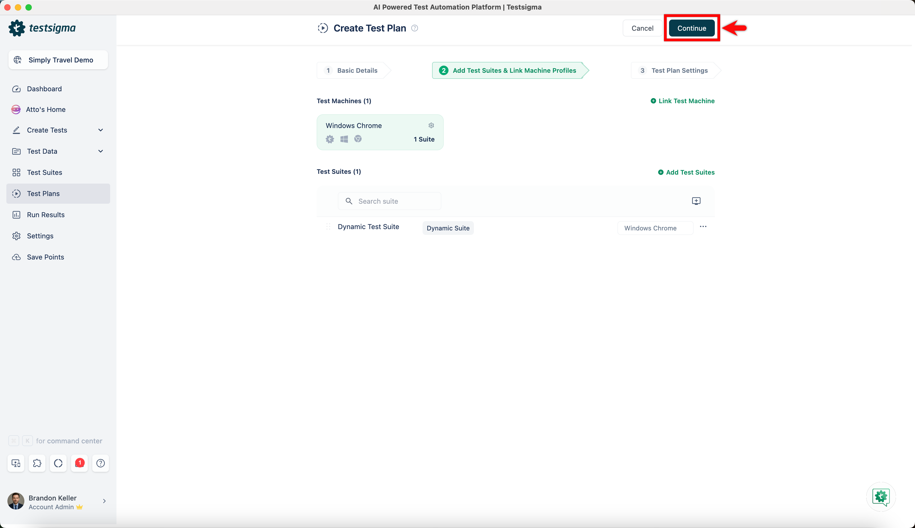 Test Suite to test plan 9