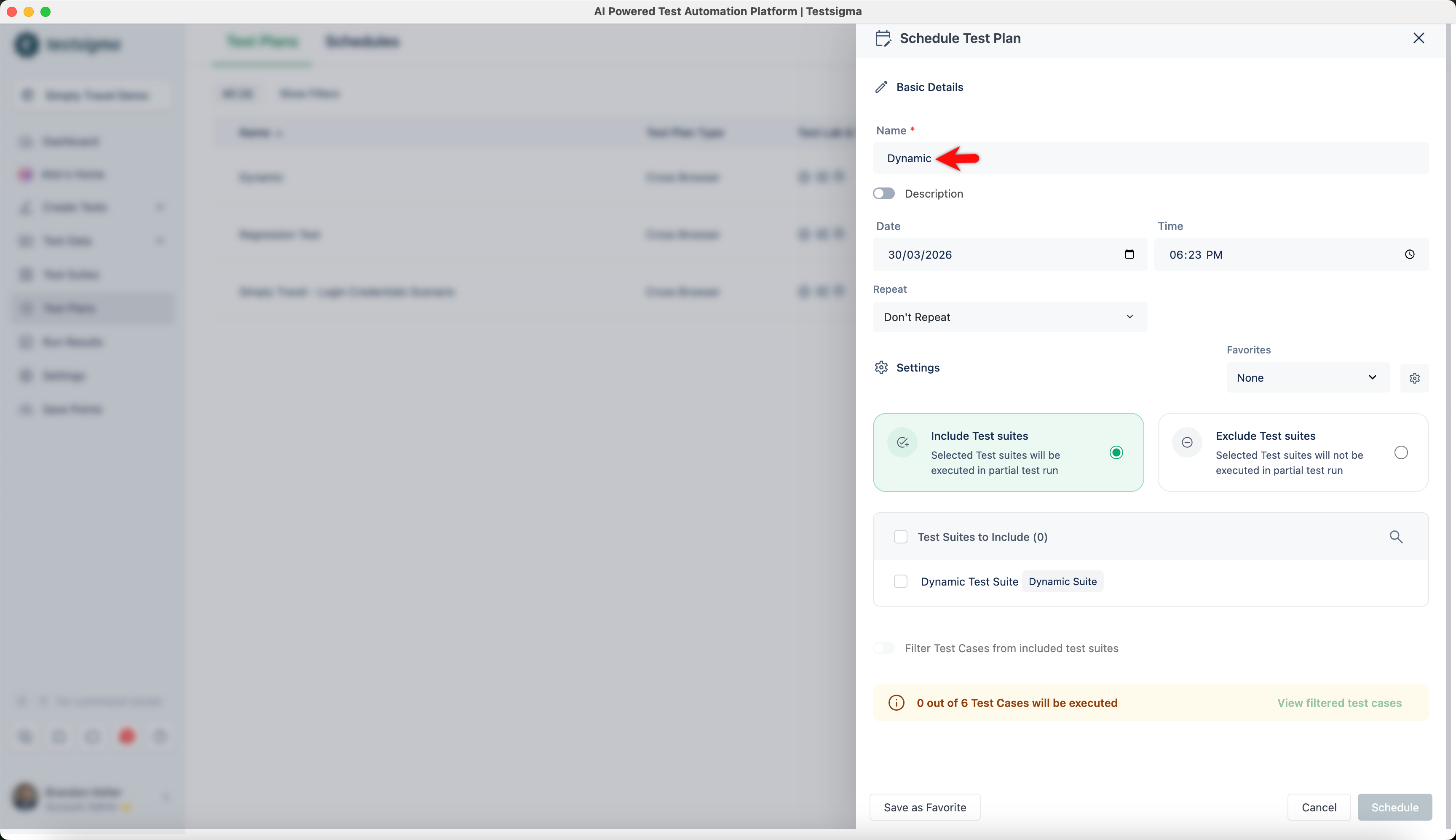 Scheduled partial run 3