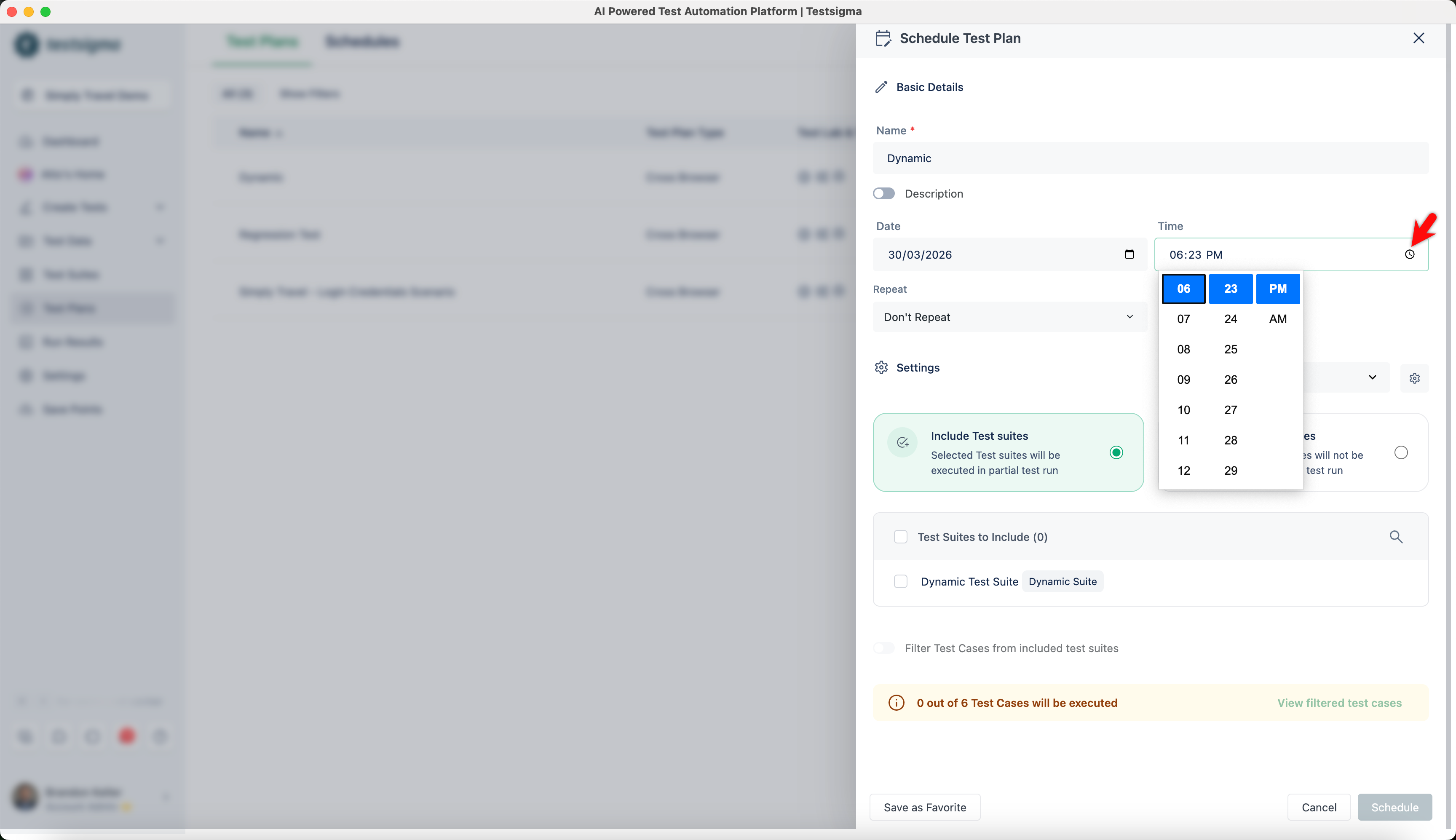 Scheduled partial run 5