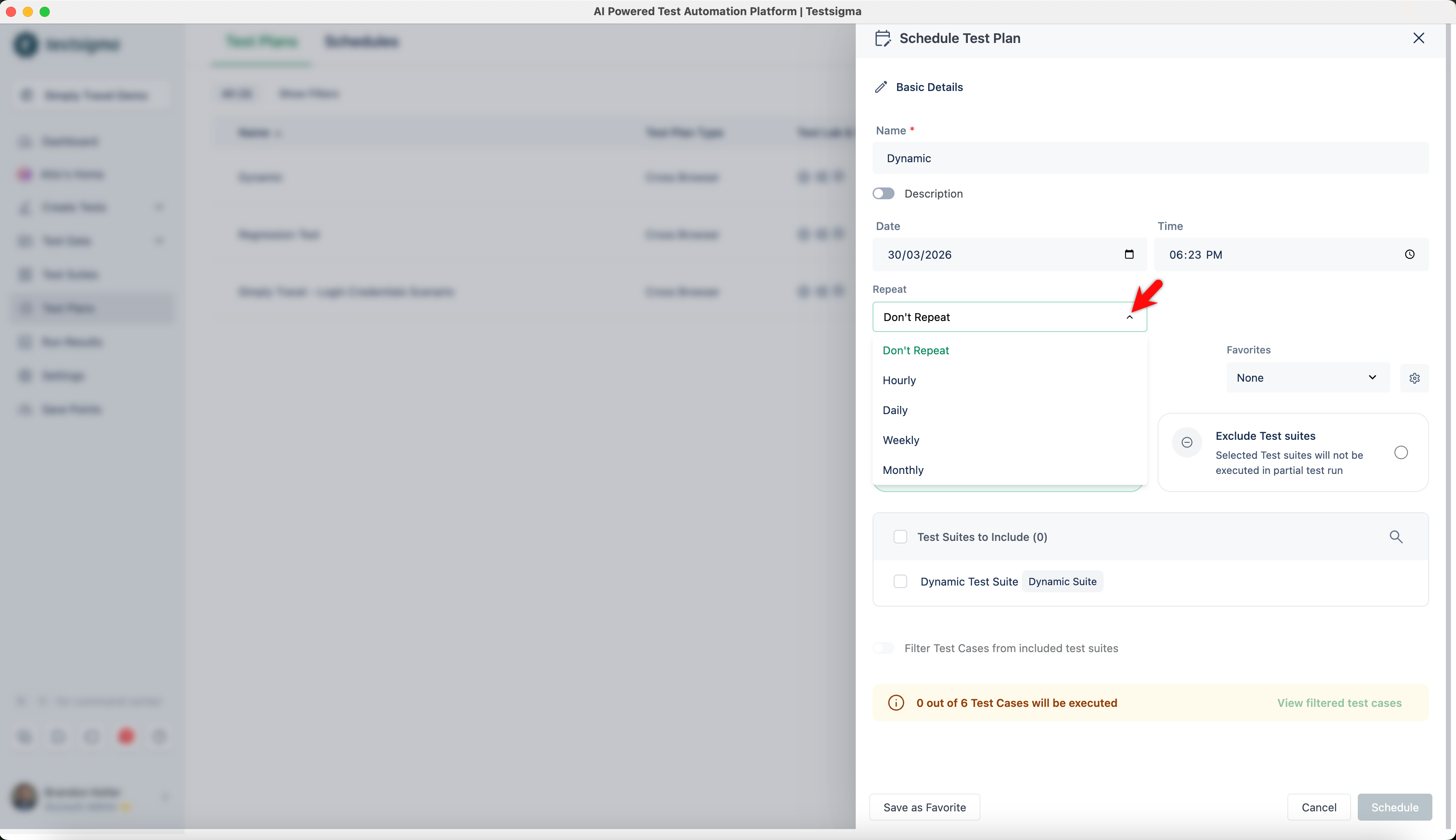 Scheduled partial run 6