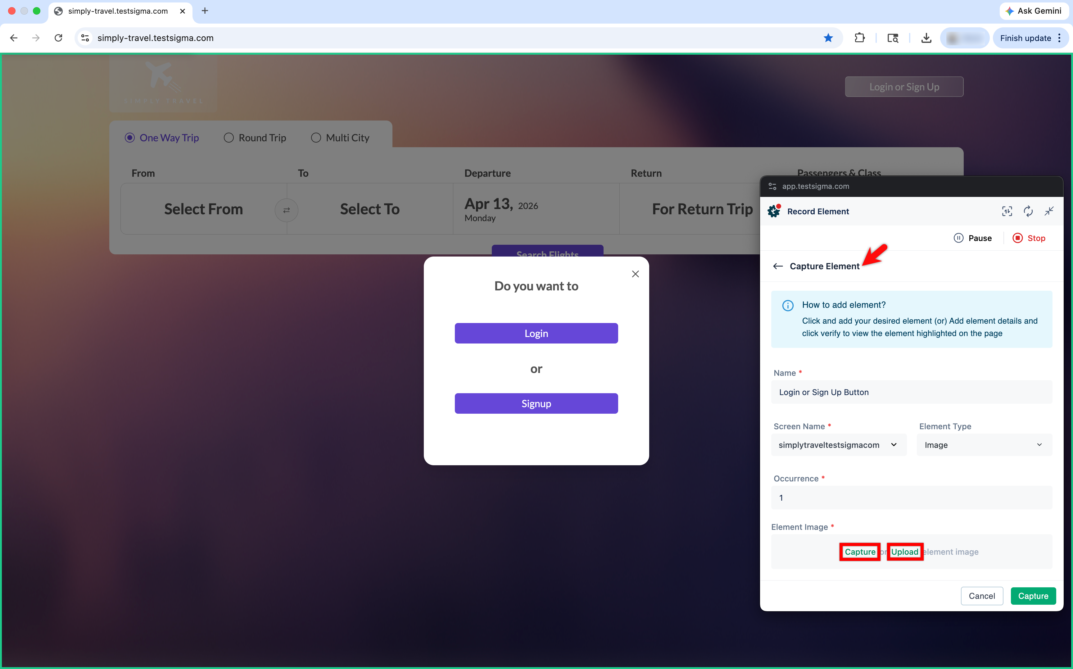 Create Element Overlay