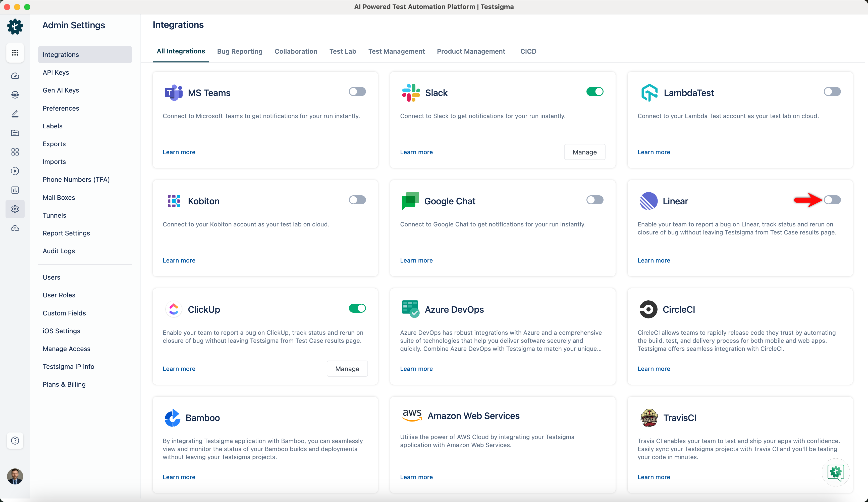 Integrations