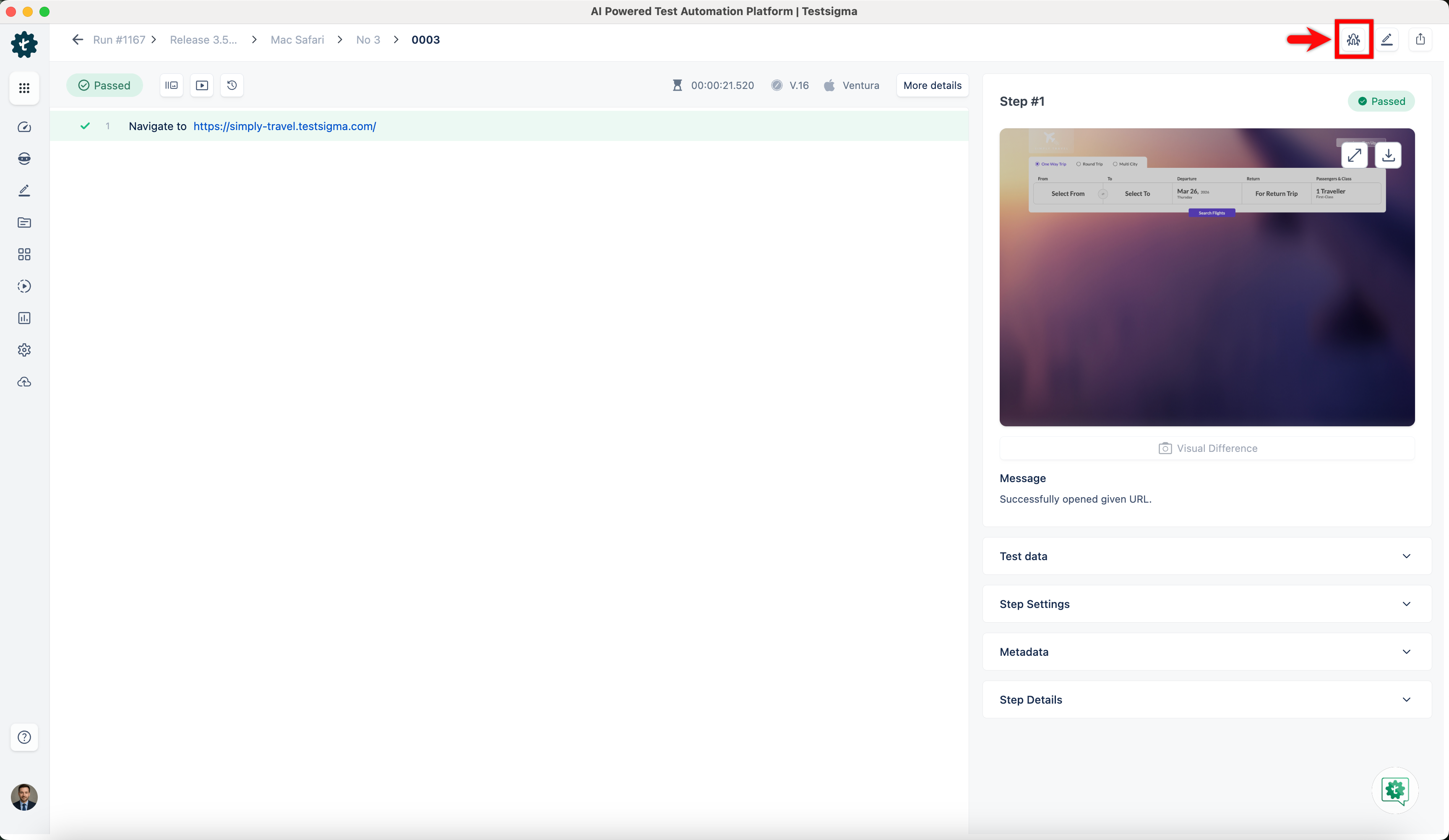 Test Case details