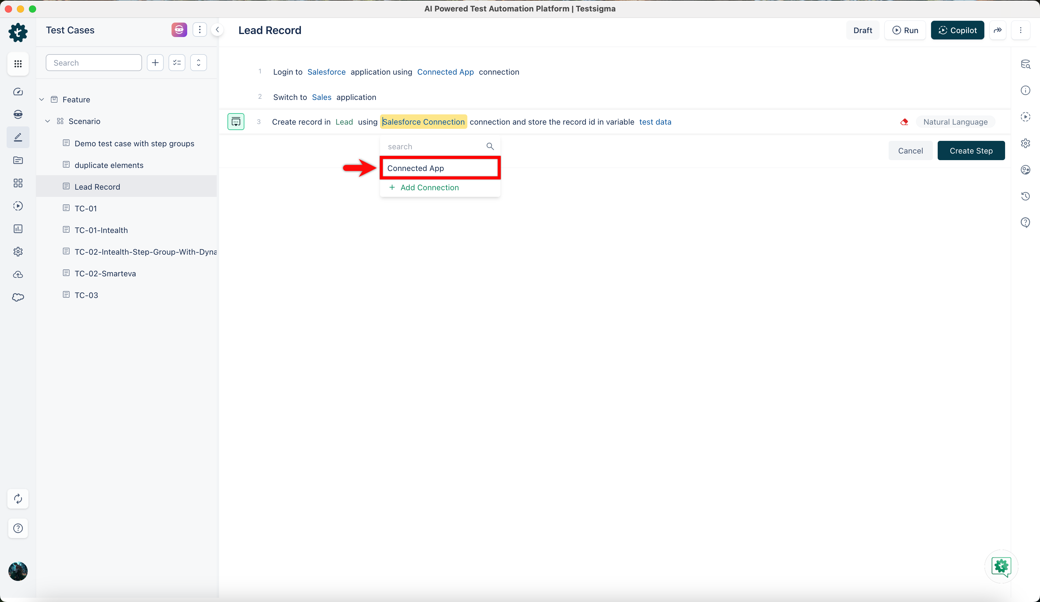 Salesforce Connection