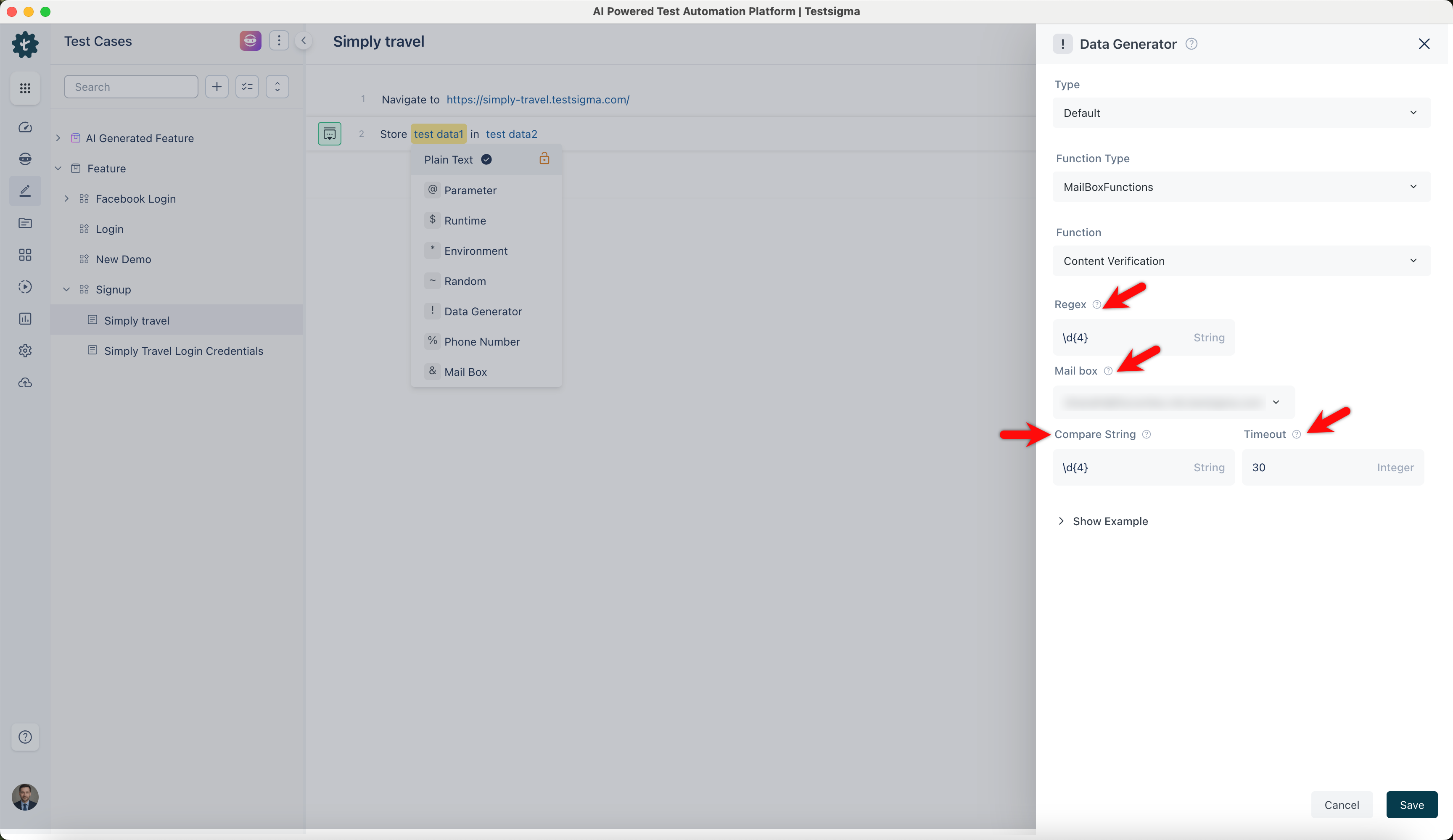 Configure