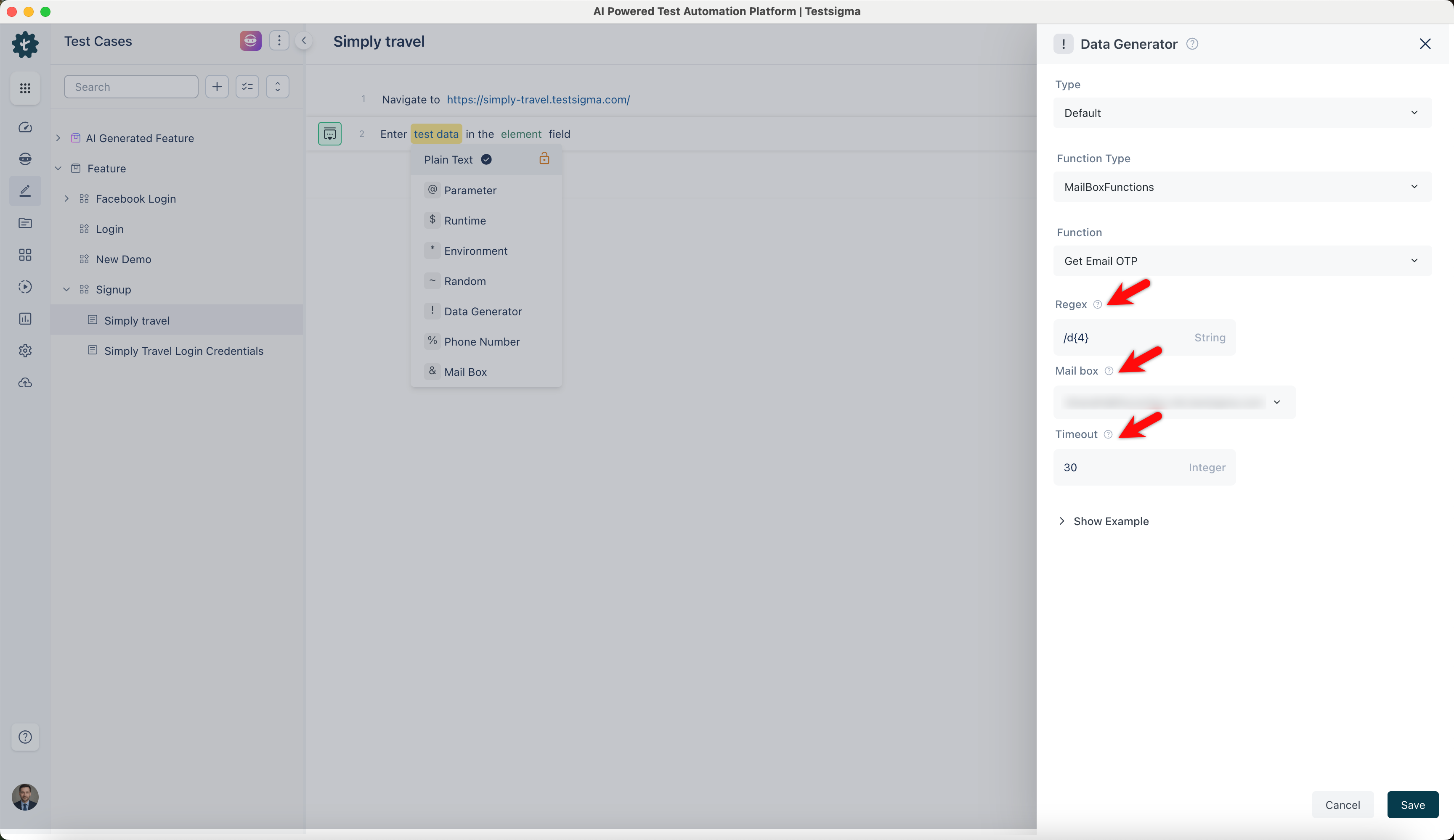 Configure
