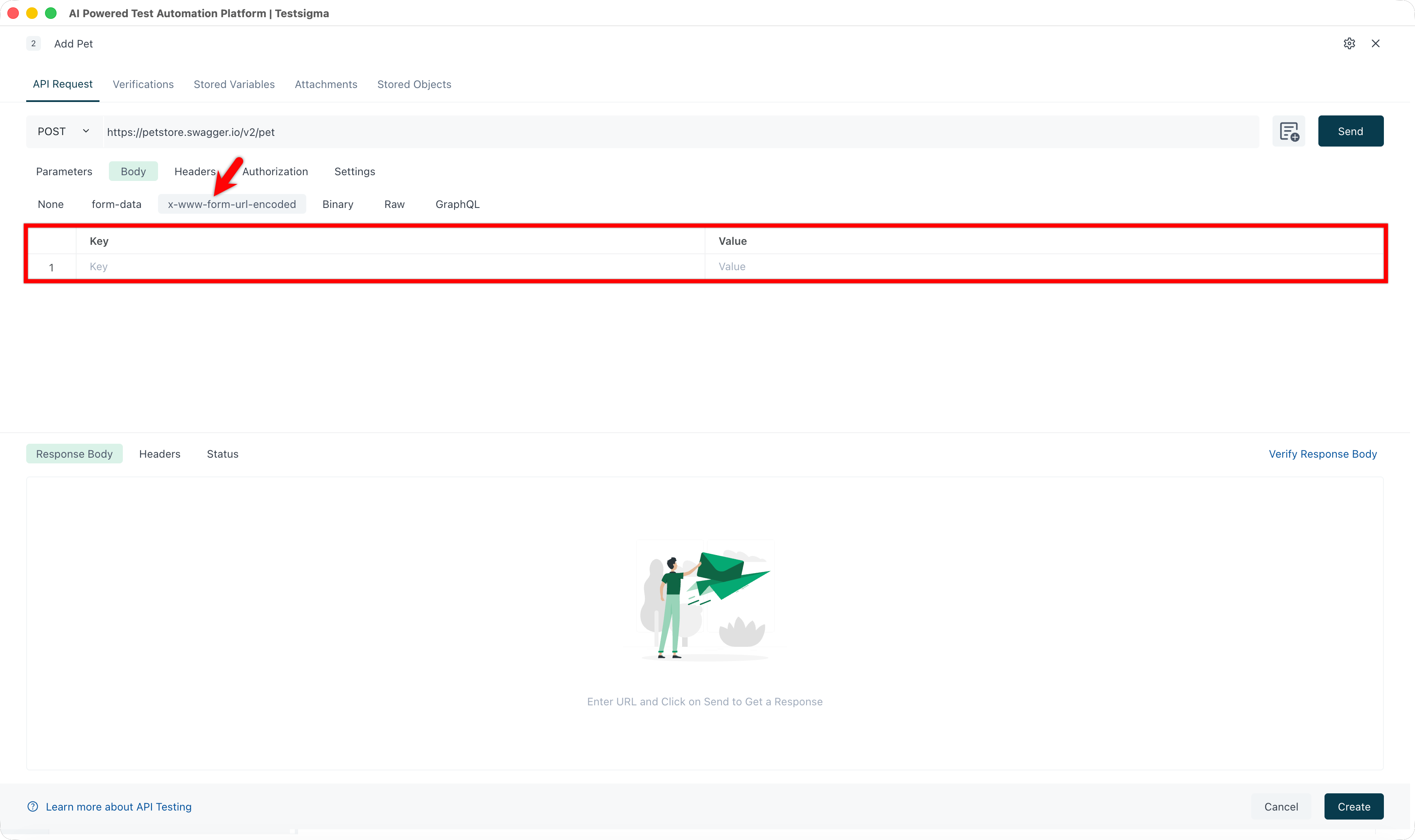 Url encoded in Body Data