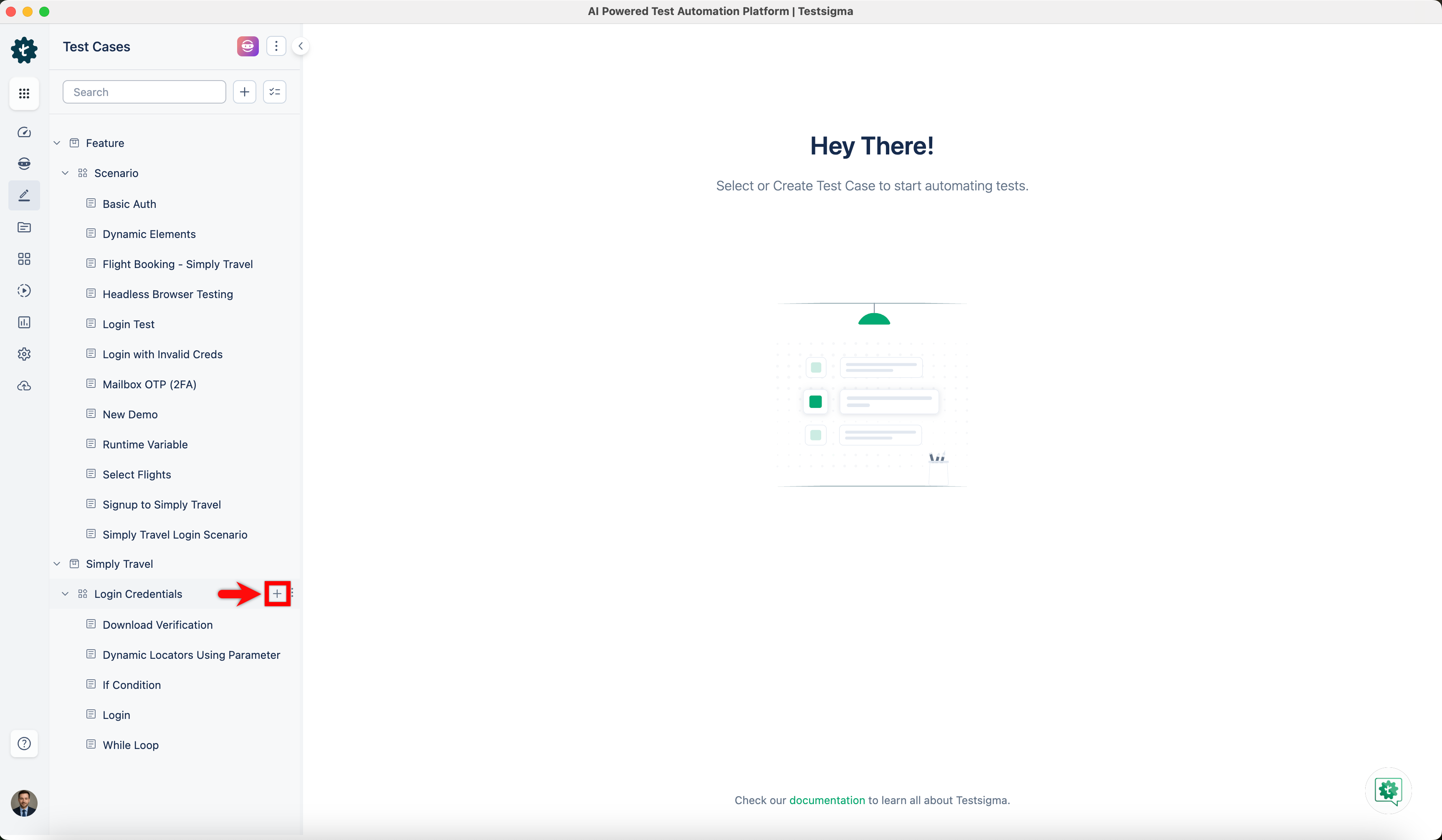 New test case