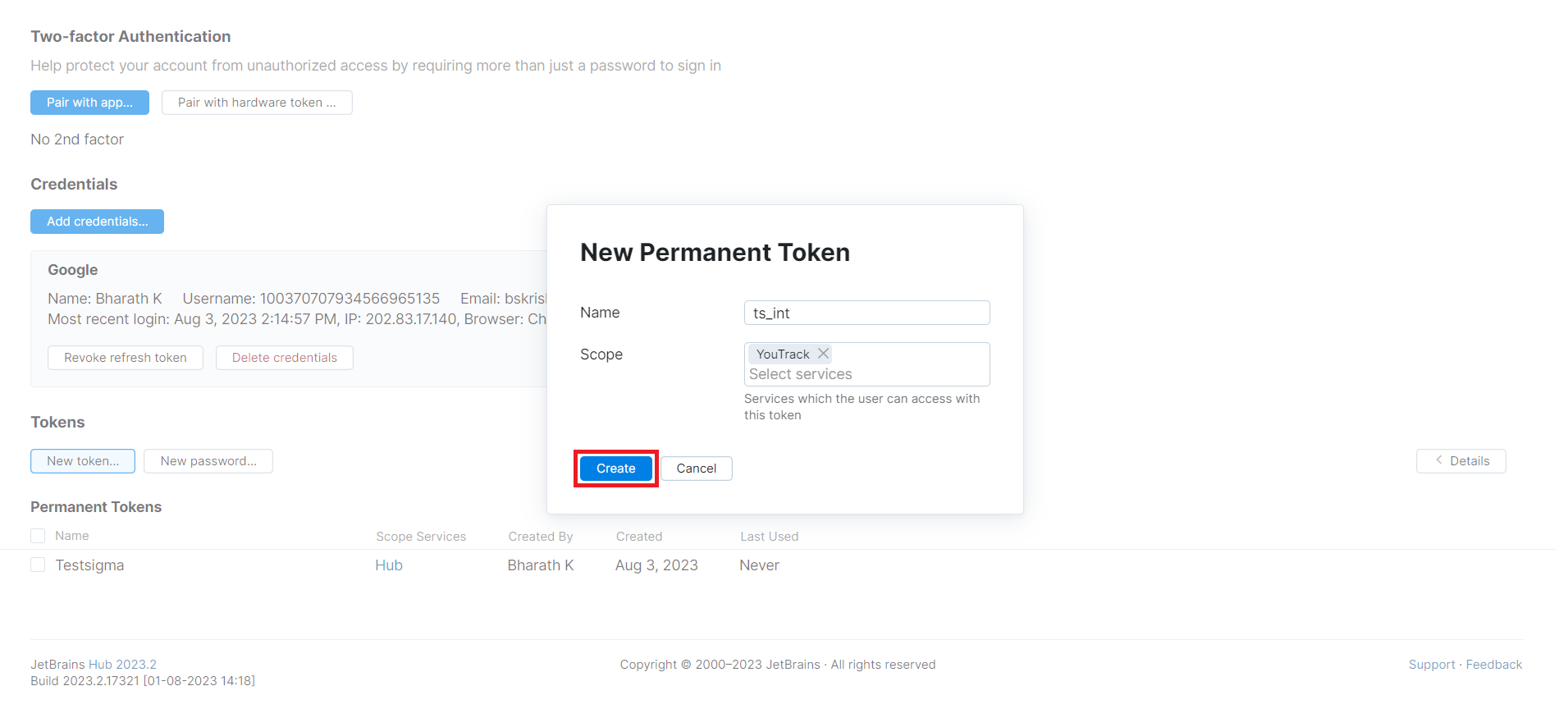 Permanent Token