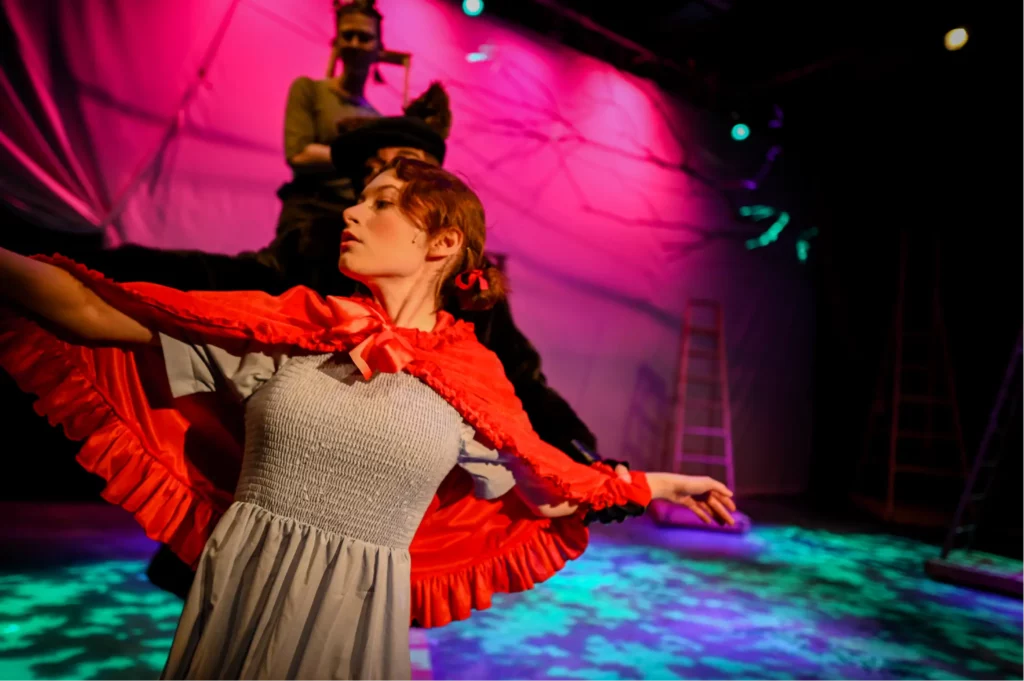 Girl performing in Theatre