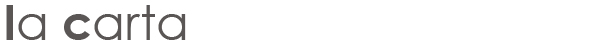 la carta
