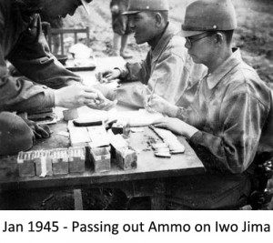 Passing out ammo