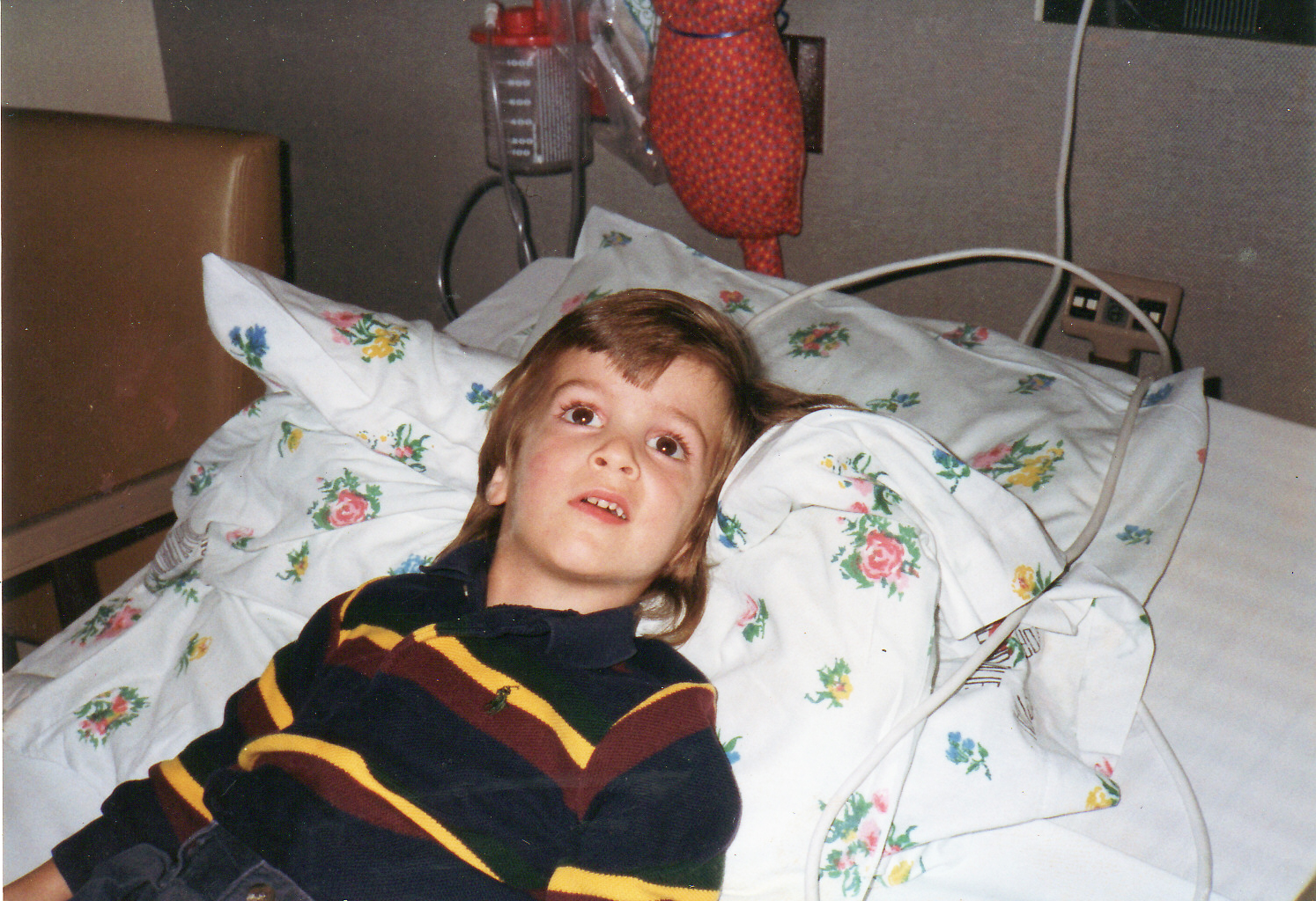 George Sill after the accident