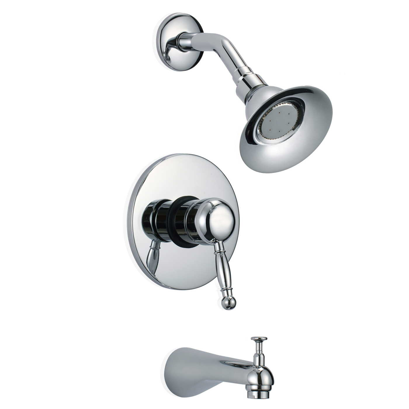 Rainfall Shower Faucet Showerhead Diverter Valve and Tub Spout eBay