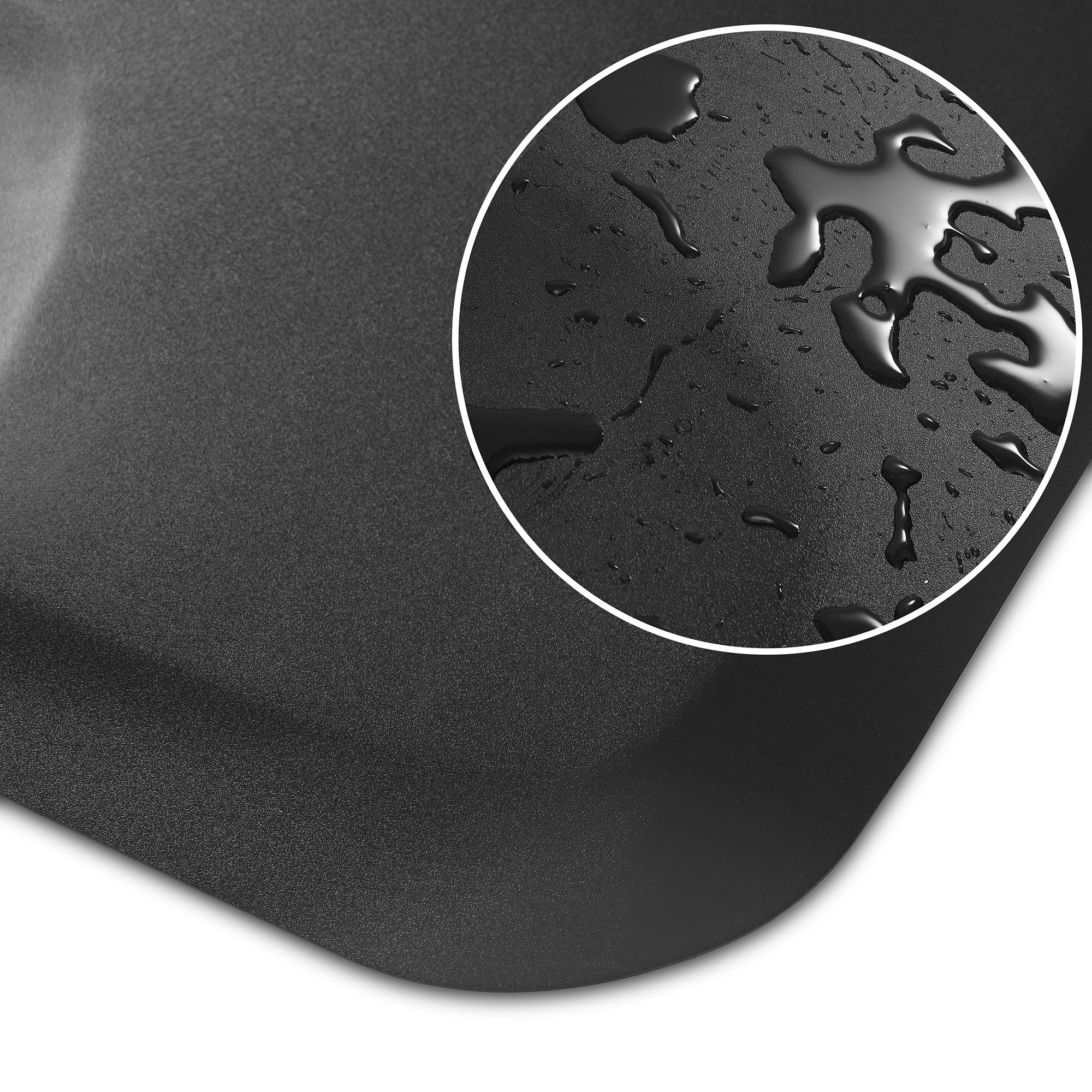 Saloniture 3 FT X 5 Salon Barber Shop Chair Antifatigue Floor Mat Blac