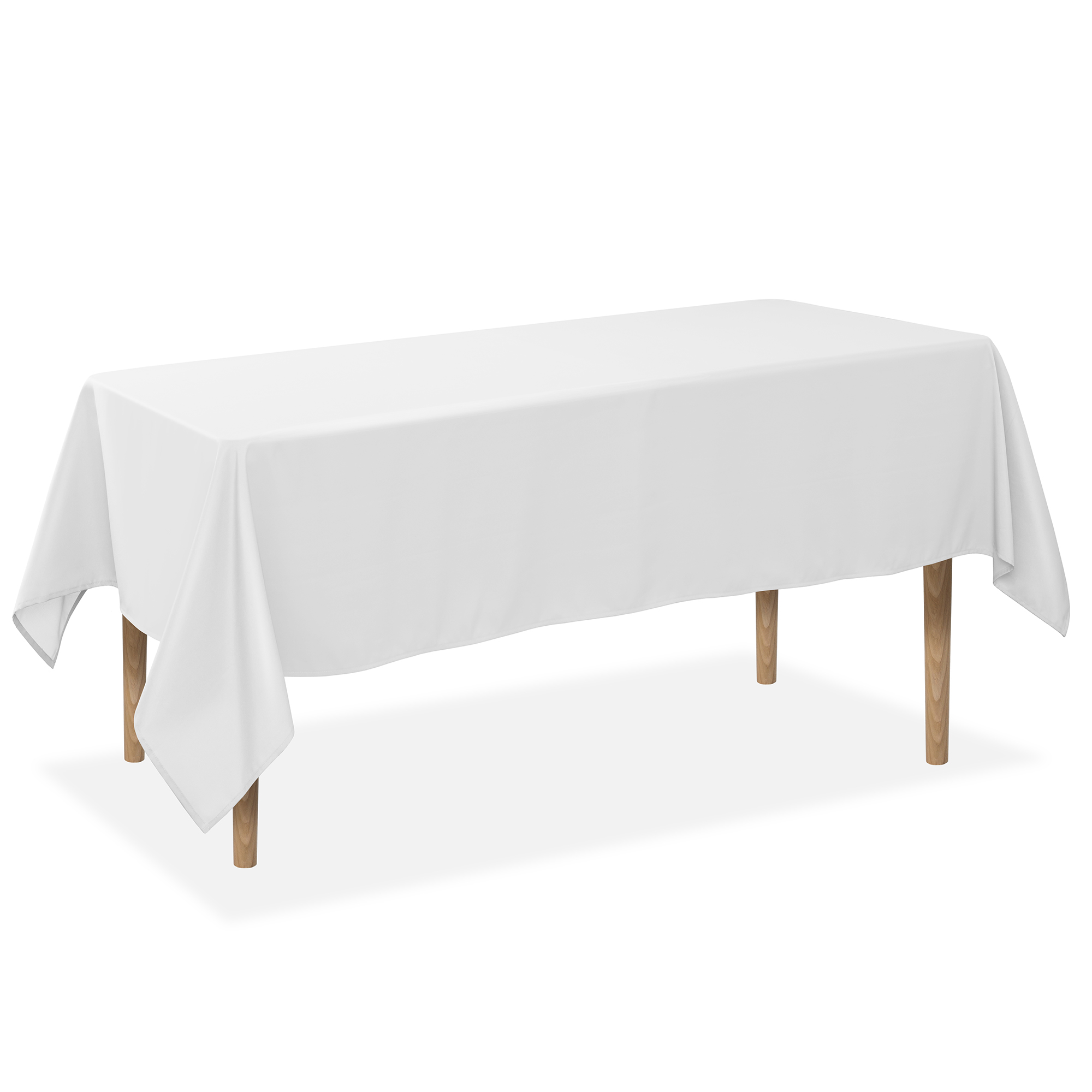 20pk Rectangular Wedding Banquet Polyester Fabric Tablecloth