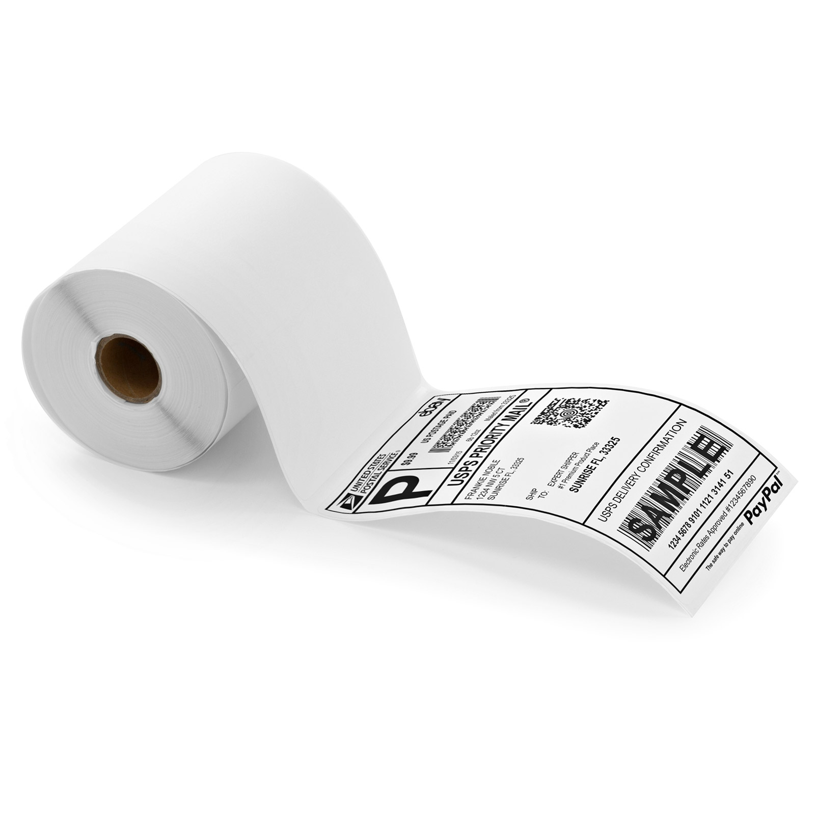 ProLine 4x6 Direct Thermal Shipping Labels – 250 Labels Per Roll, Compatible With Zebra 2844, ZP450, Eltron