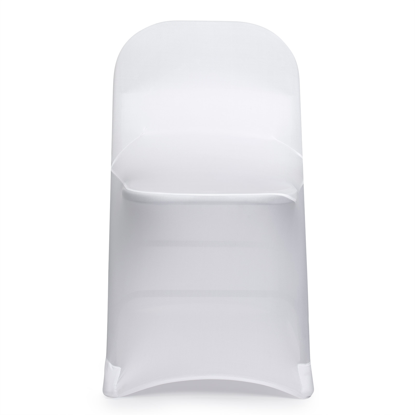 10 Pieces Spandex Folding Chair Covers Wedding, Party Stretch Fitted Slipcover - Picture 8 of 11