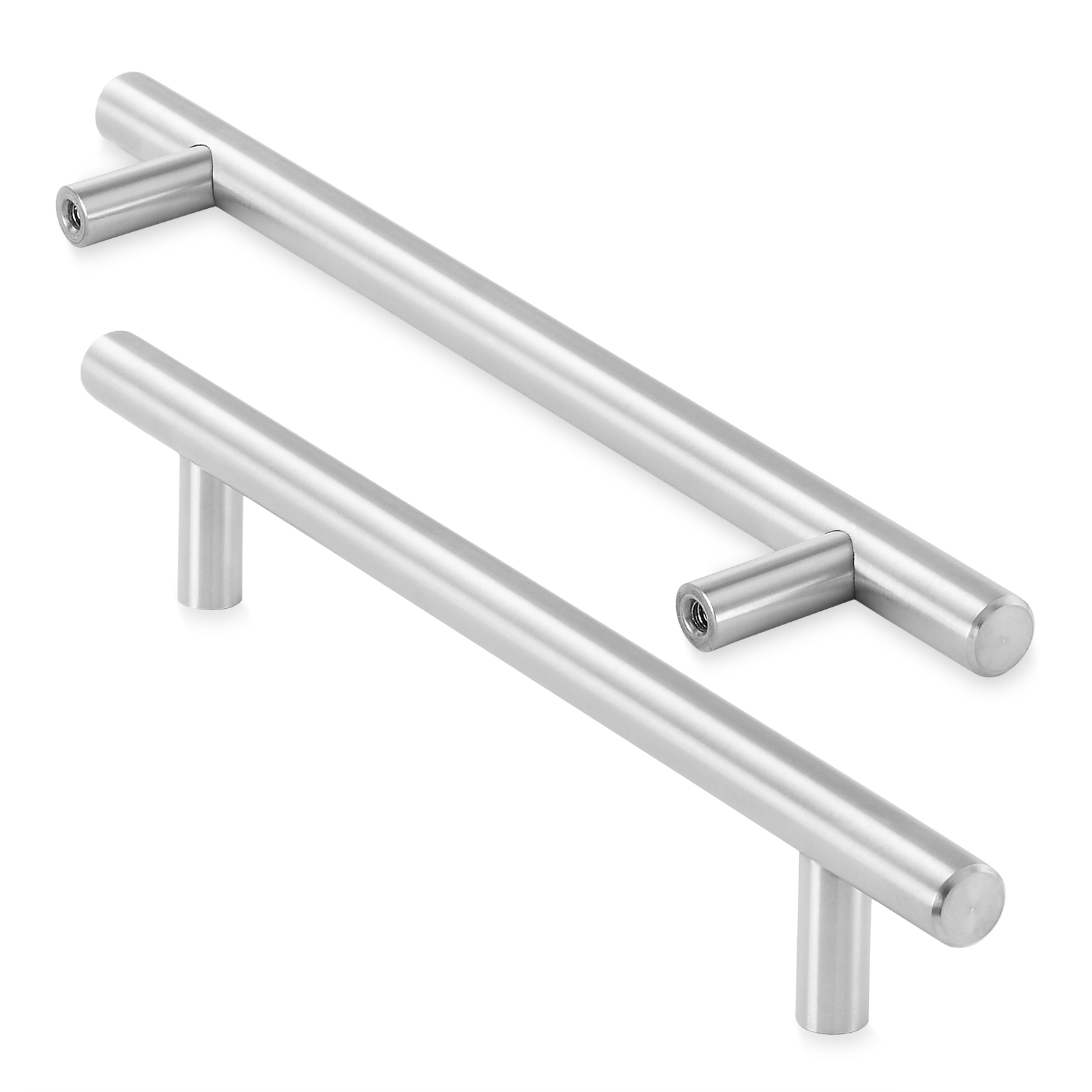Solid Stainless Steel Kitchen Hardware Handle Pull Brushed