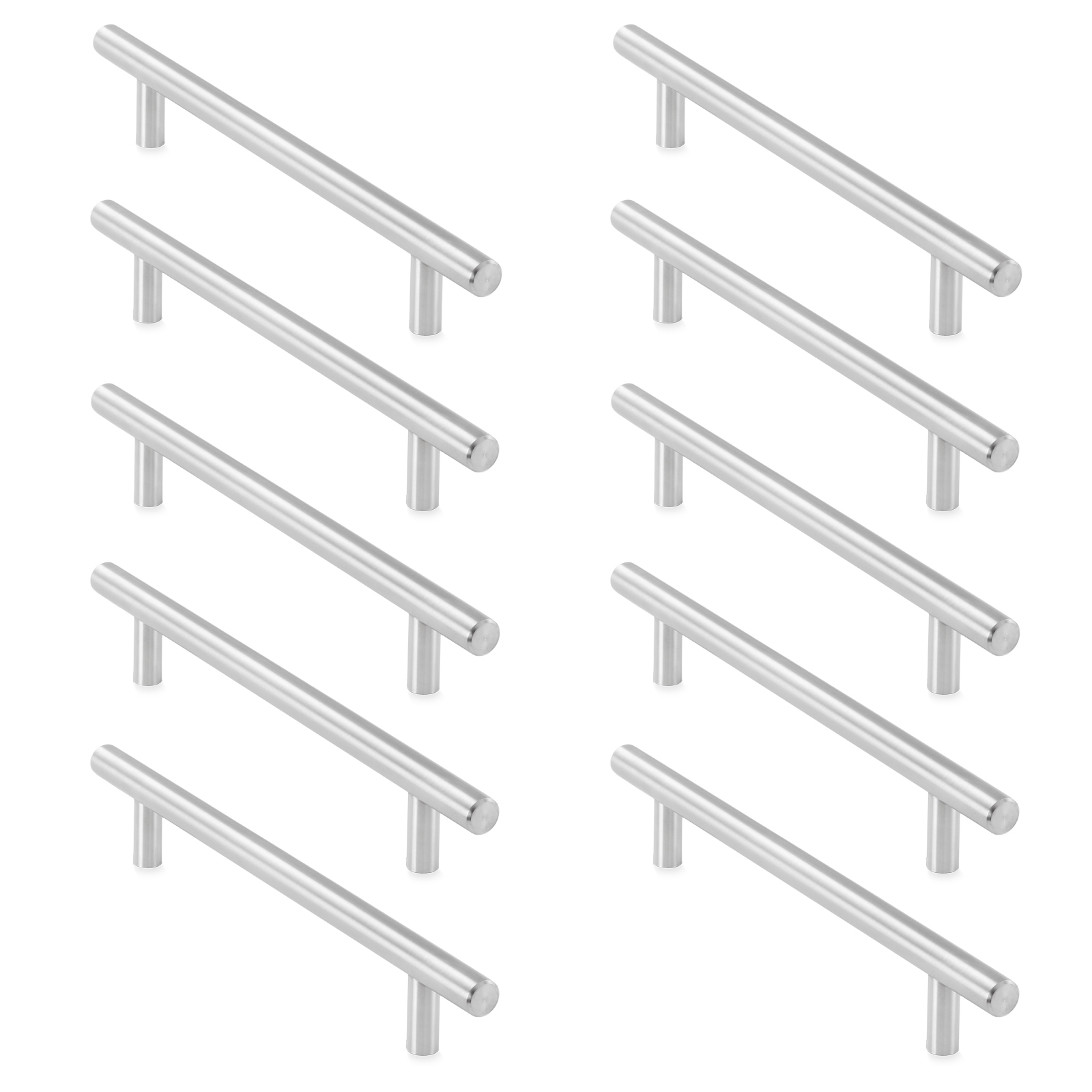 Solid Stainless Steel Kitchen Hardware Handle Pull Brushed