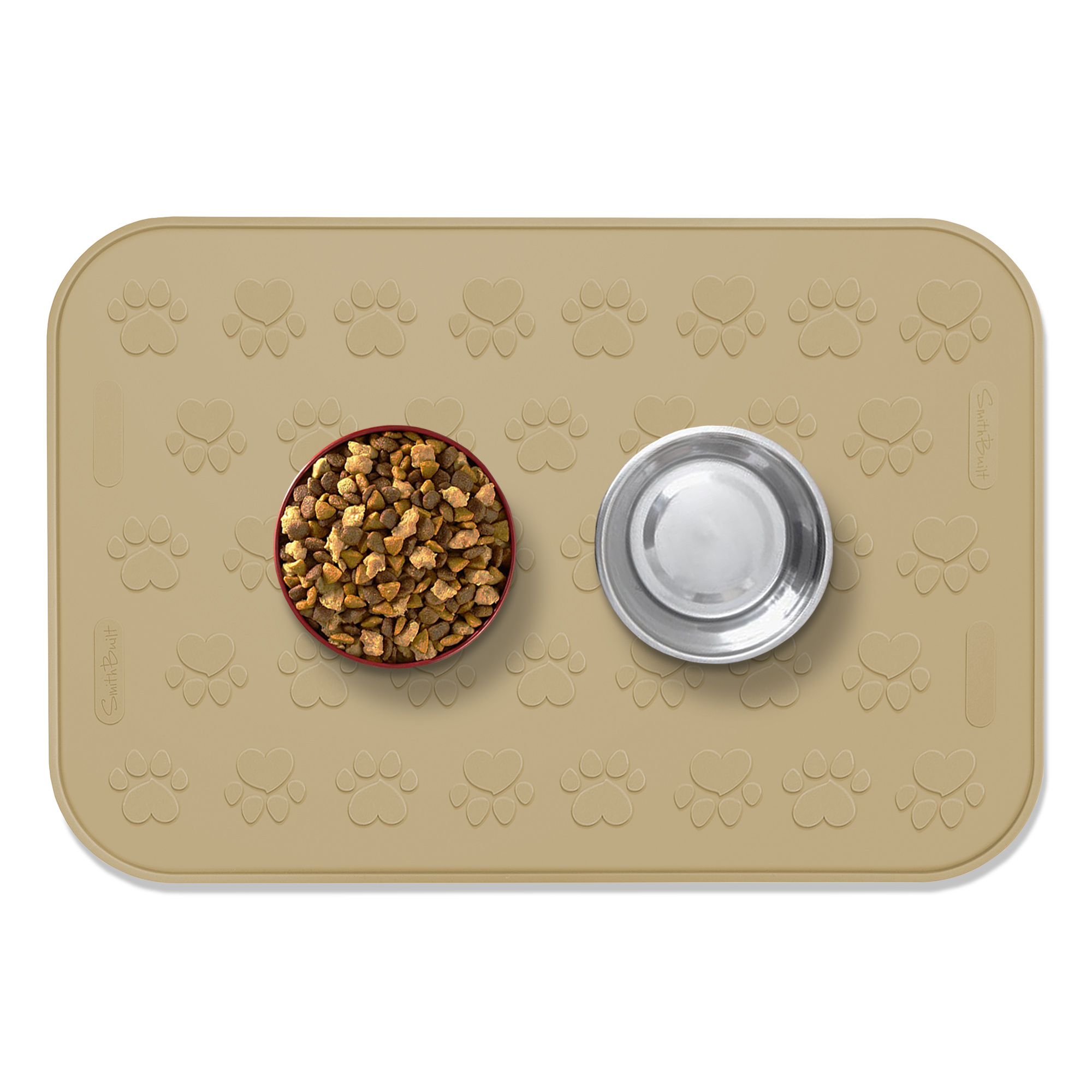 SmithBuilt 24" x 16" Large Dog Food Mat Waterproof NonSlip Silicone Cat Pe... for sale online