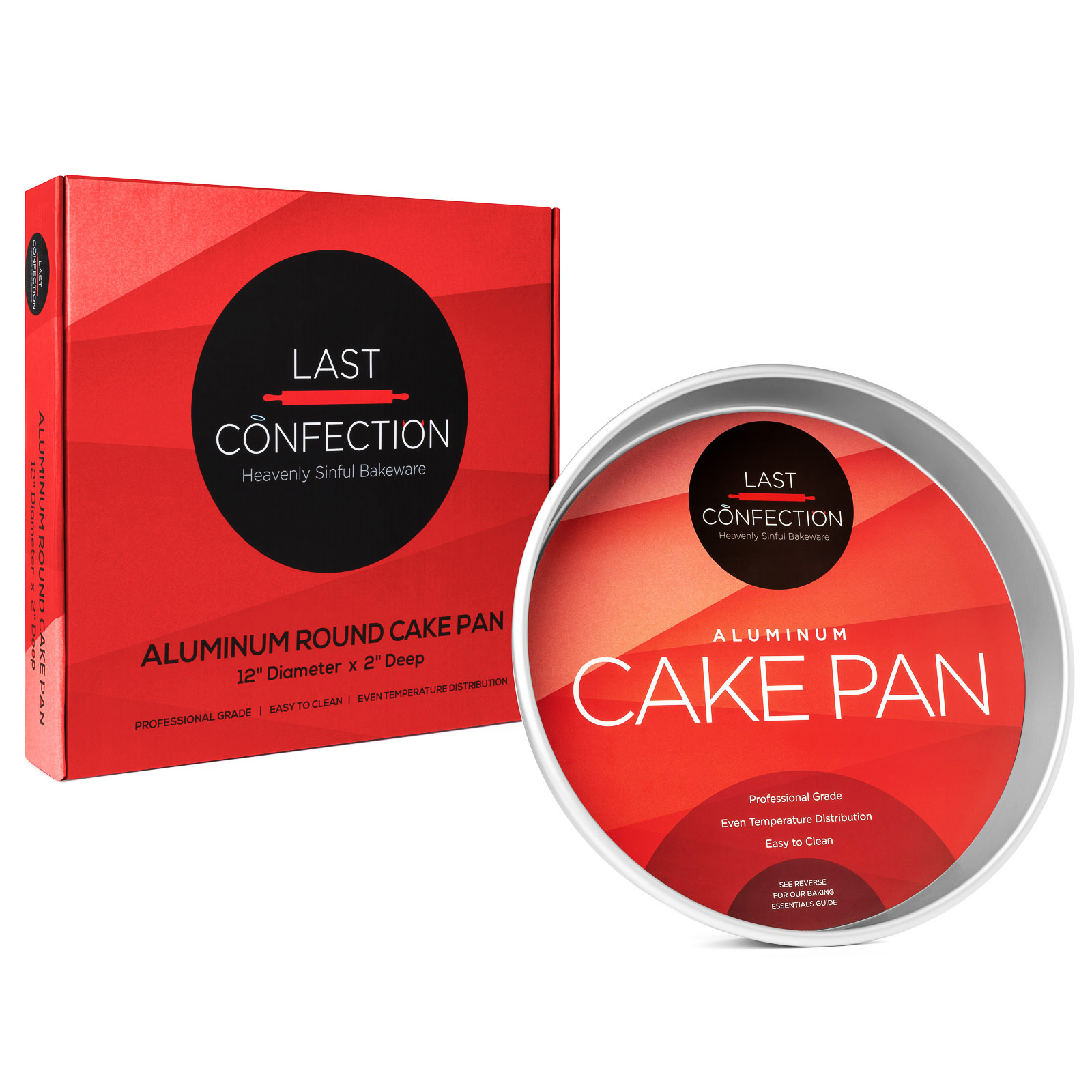 Professional Round Aluminum Cake Pans Baking Tins (Assorted Sizes) eBay