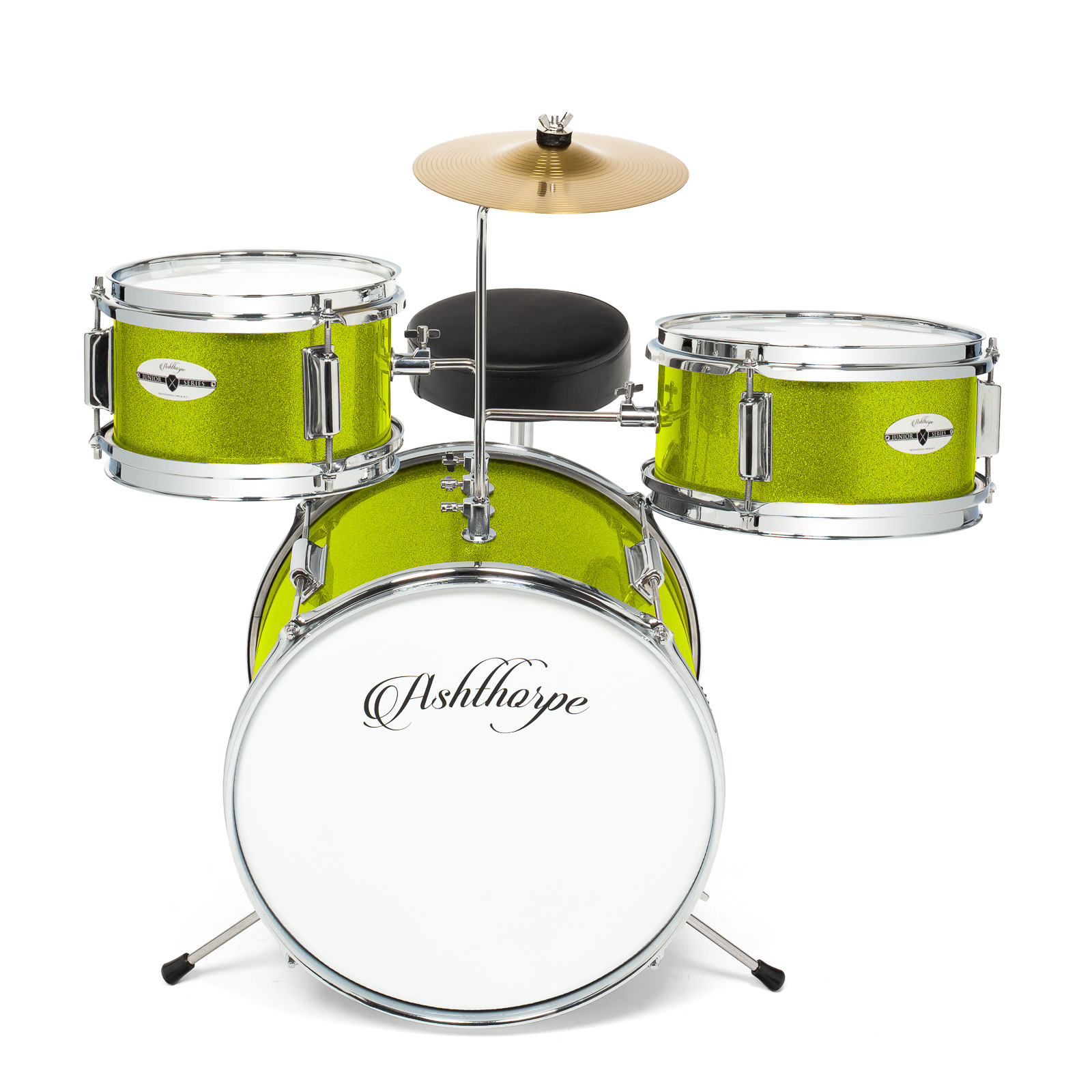 3Piece Junior Drum Set Complete Mini Children Kid Beginner Kit eBay