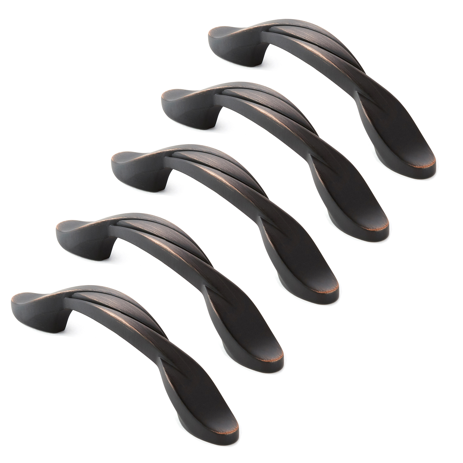 Braided 3" Kitchen Door Handles Pulls Hardware M260 Oil Rubbed Bronze eBay