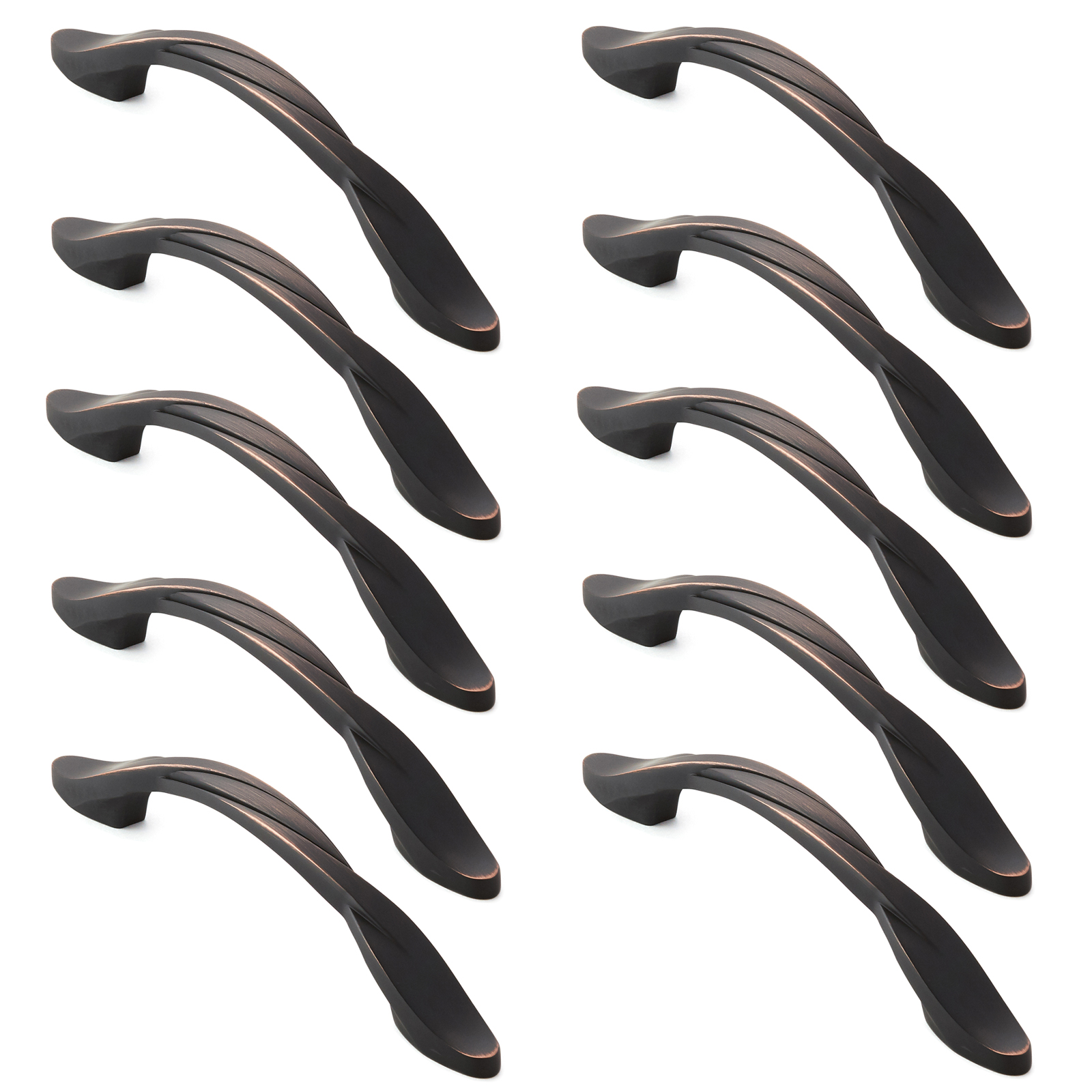 Braided 5" Kitchen Door Handles Pulls Hardware M260 Oil Rubbed