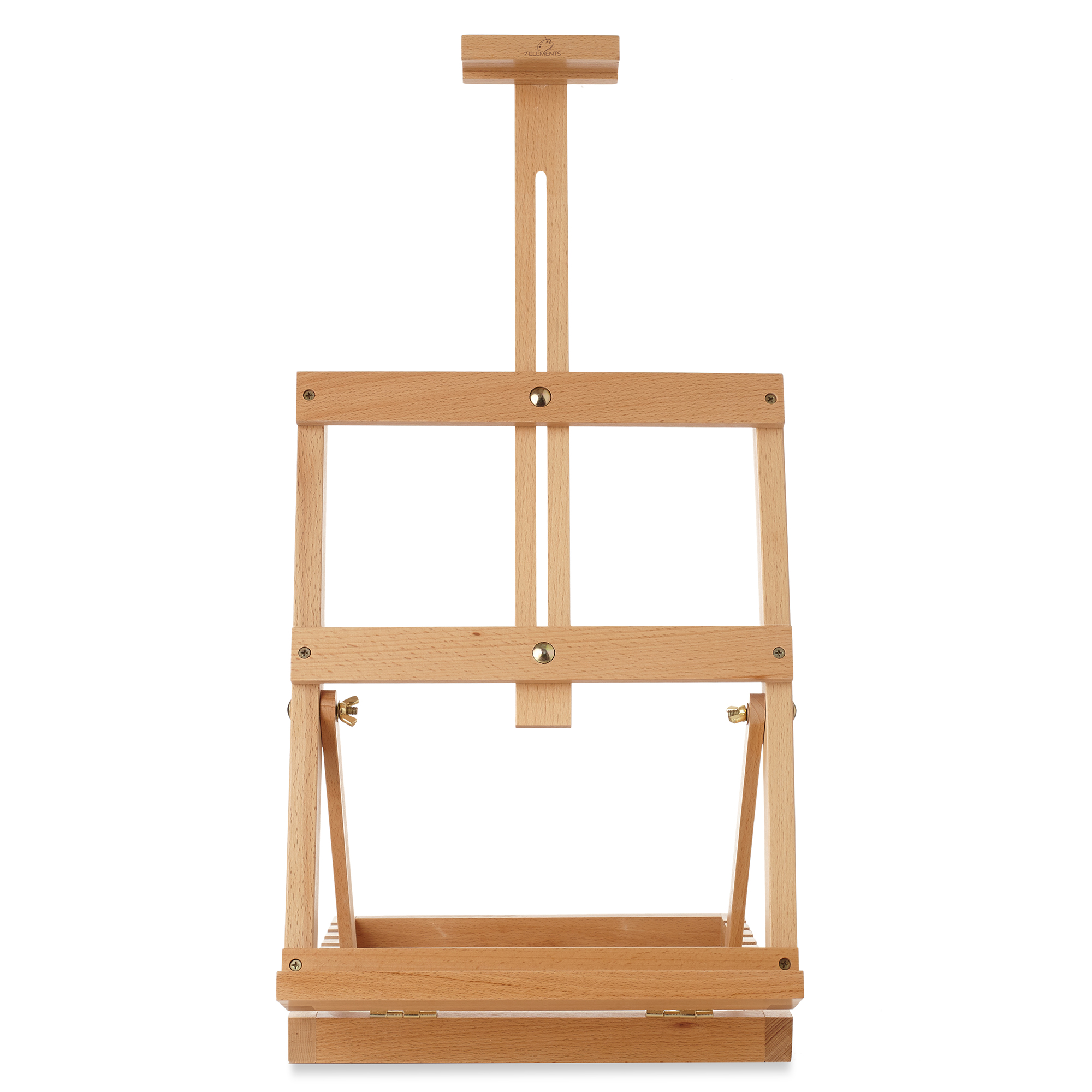 Artist Tabletop Adjustable Easel, Wood HFrame Studio Painting Drawing