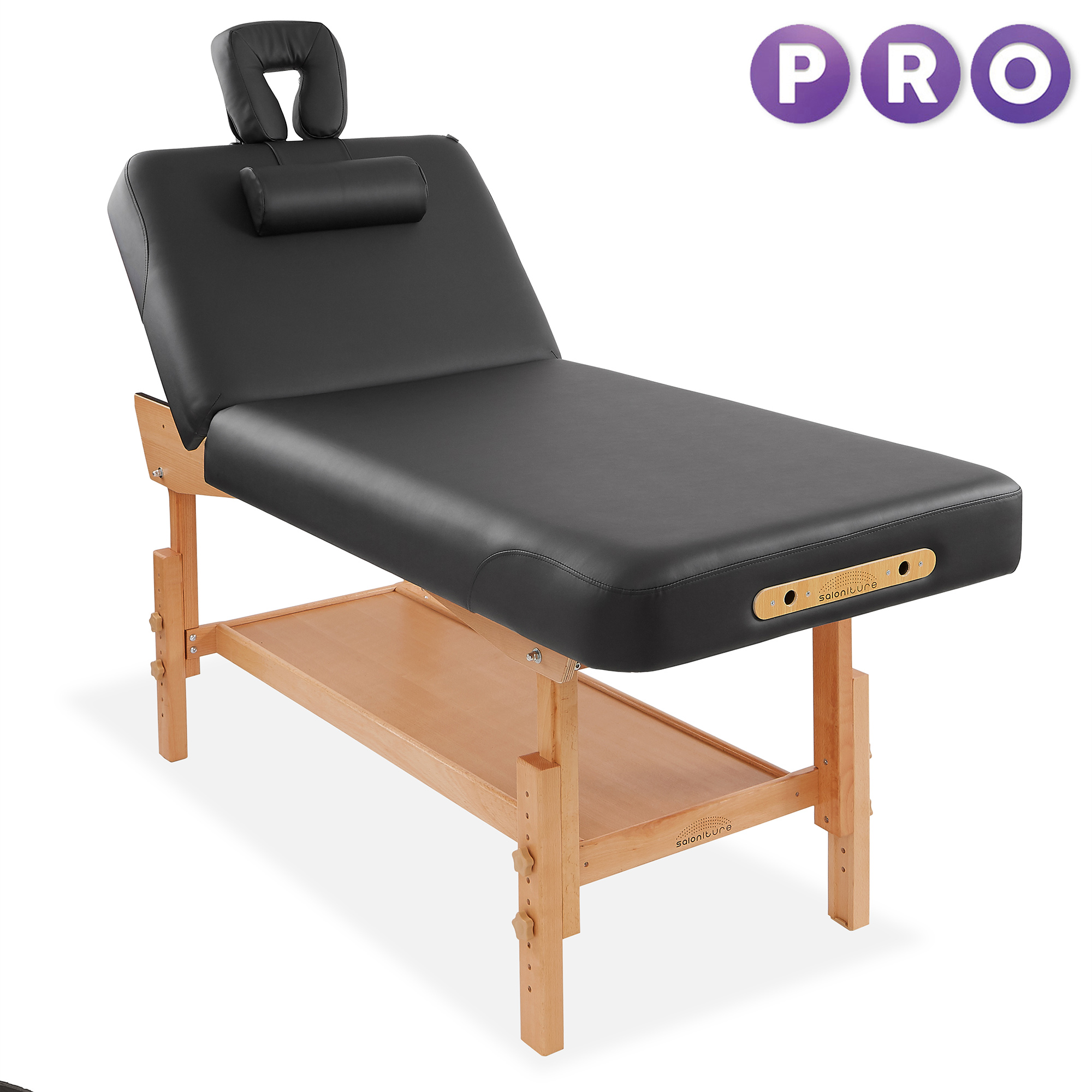 Professional Stationary Massage Table Tilt Backrest Headrest and