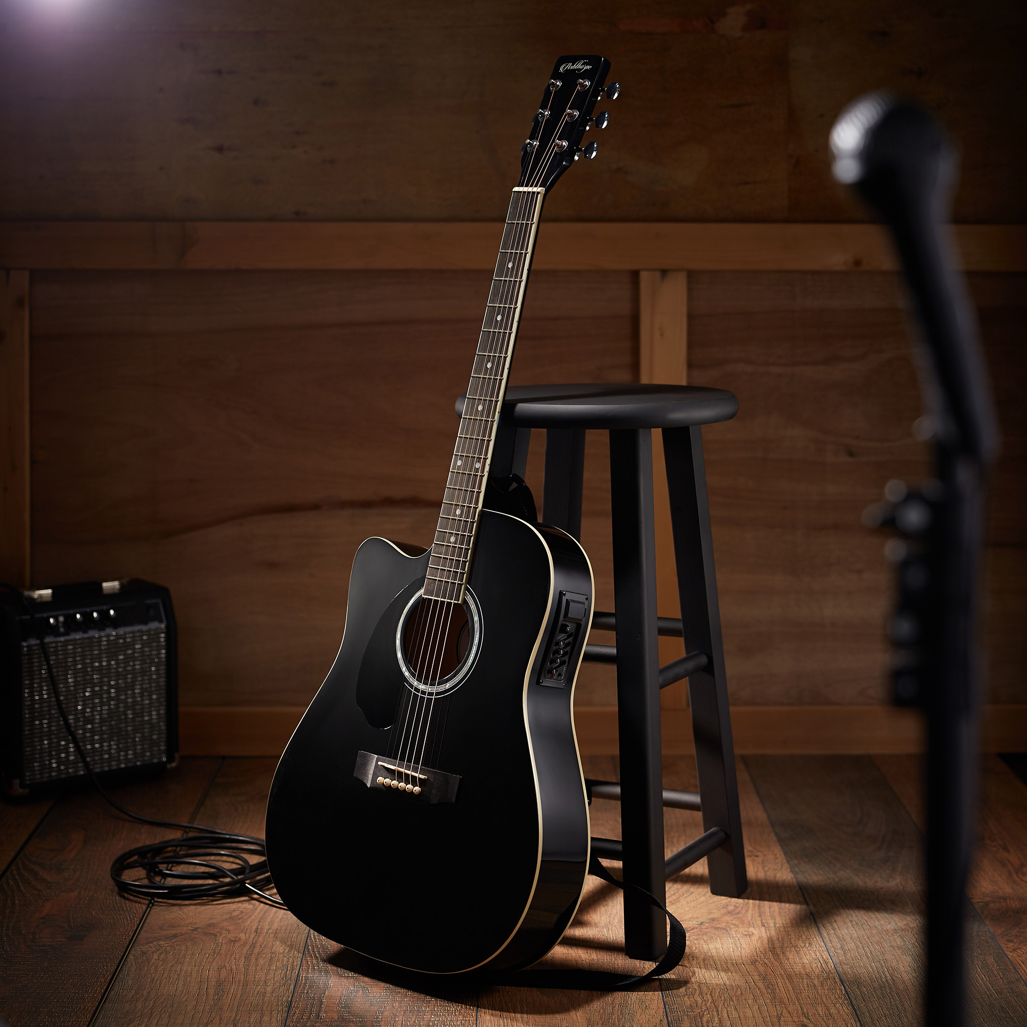 Full-Size Left-Handed Cutaway Thinline Acoustic-Electric