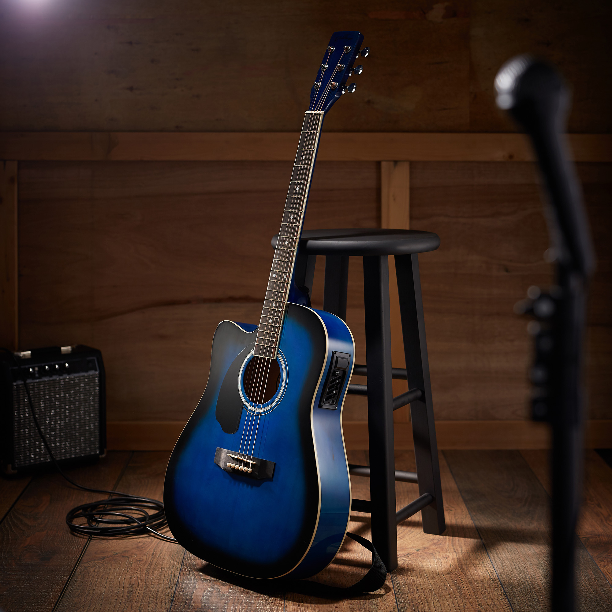 Full-Size Left-Handed Cutaway Thinline Acoustic-Electric