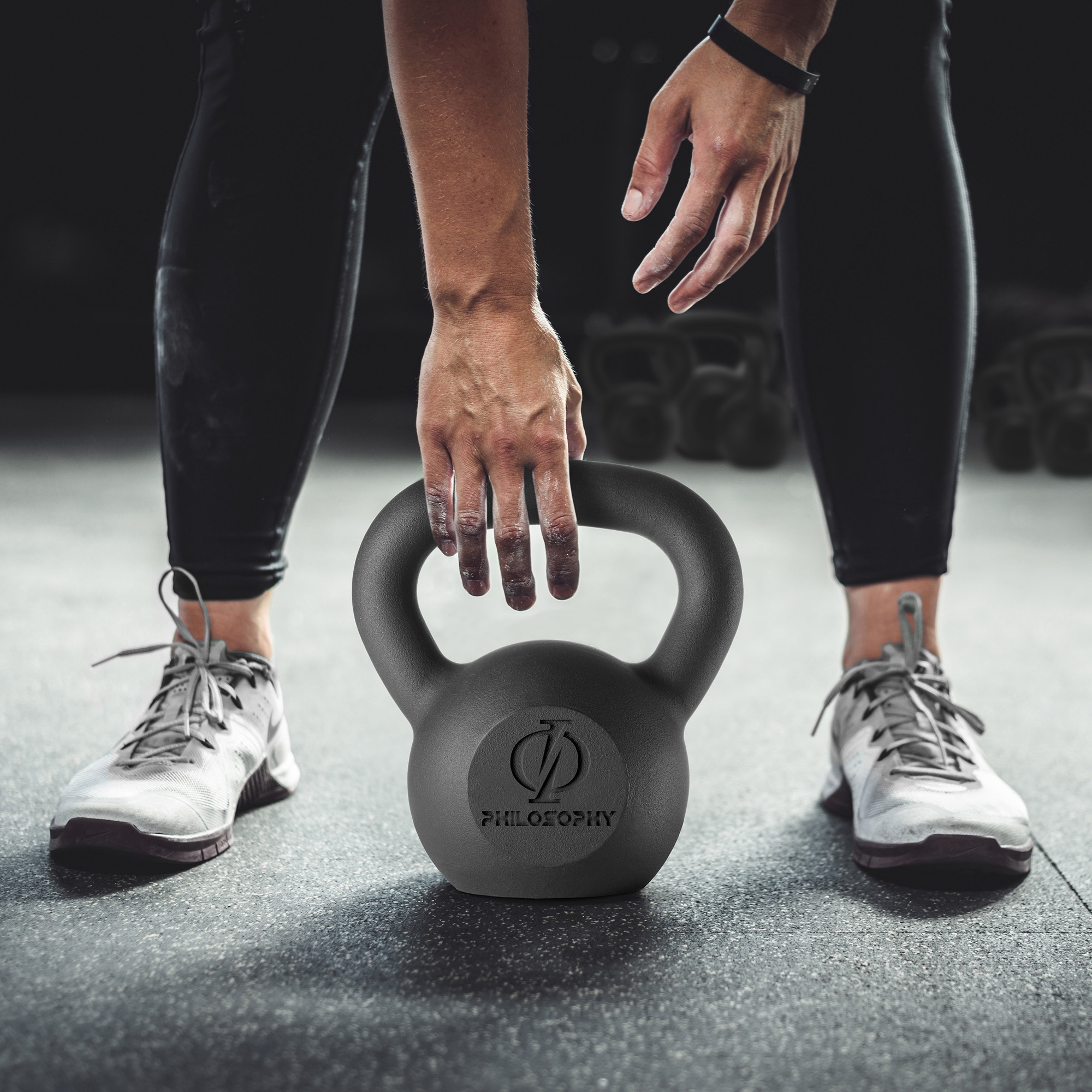 Cast Iron Kettlebell, 5 lb to 50 Pounds for Weight Lifting Workout