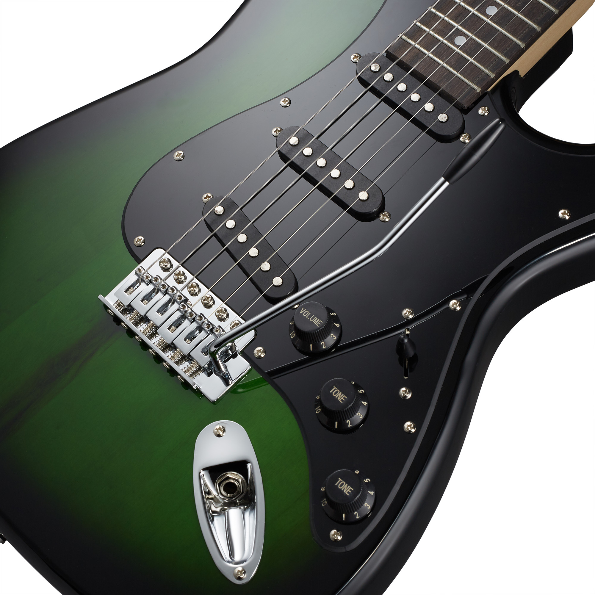 39" FullSize Electric Guitar Beginner Kit w/ Gig Bag, Tremolo Bar