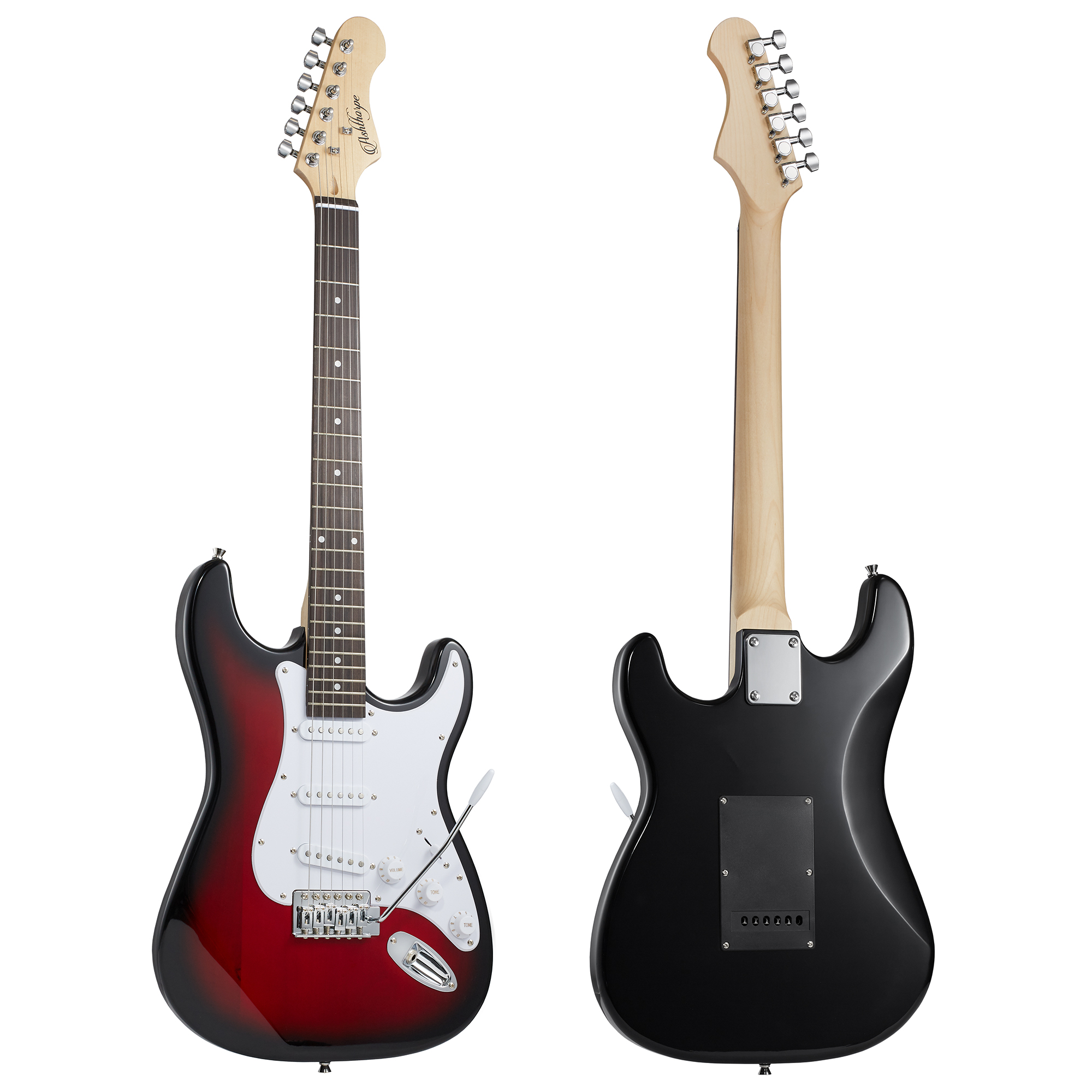 39" Full-Size Electric Guitar Beginner Kit w/ Gig Bag, Tremolo Bar, Accessories - Picture 54 of 71