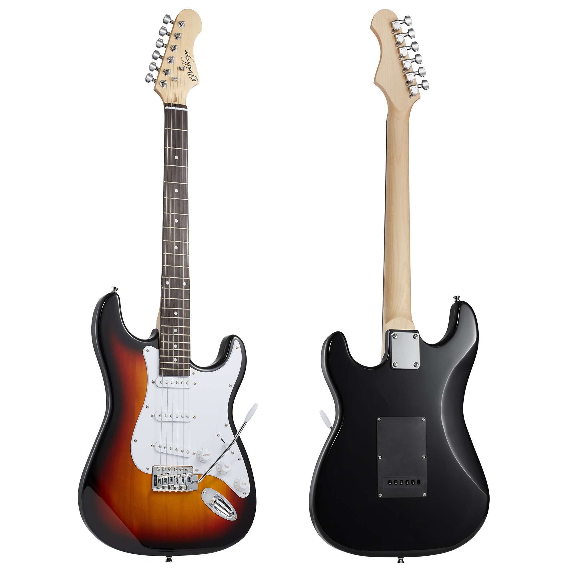 39" Full-Size Electric Guitar Beginner Kit w/ Gig Bag, Tremolo Bar, Accessories - Picture 61 of 71