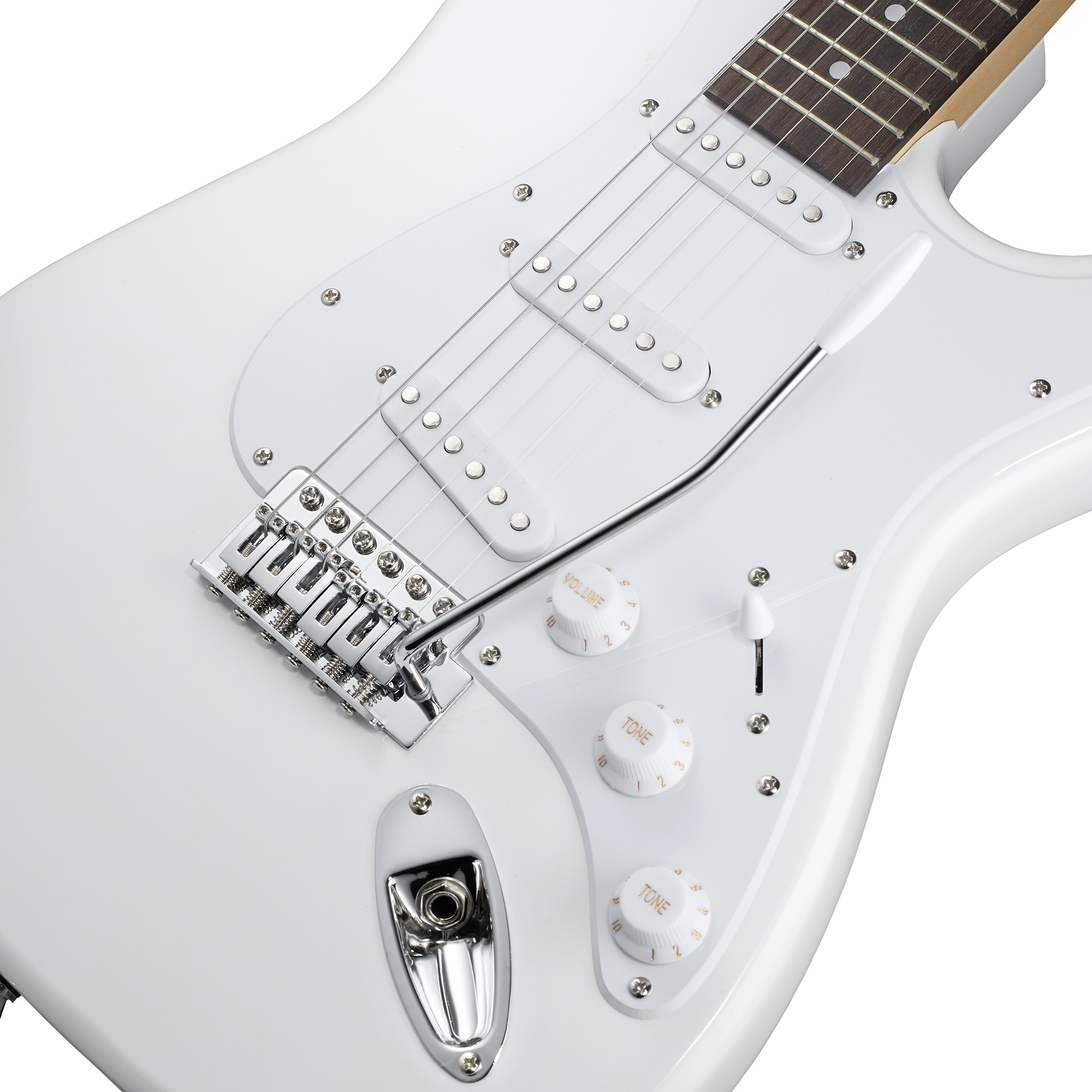 39" Full-Size Electric Guitar Beginner Kit w/ Gig Bag, Tremolo Bar, Accessories - Picture 67 of 71