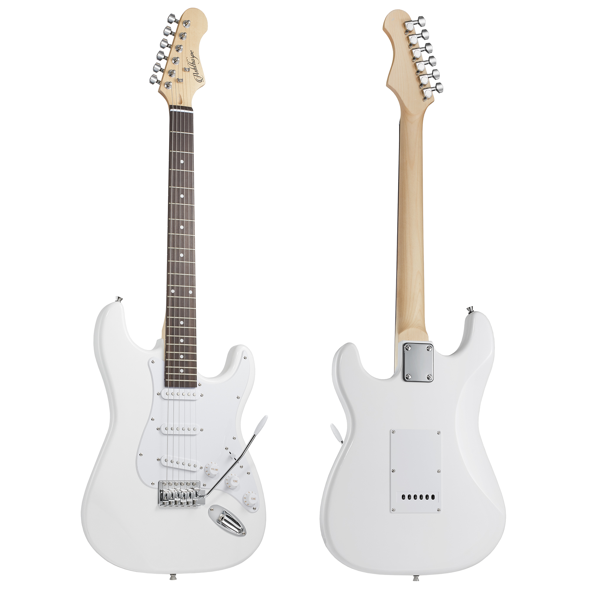 39" Full-Size Electric Guitar Beginner Kit w/ Gig Bag, Tremolo Bar, Accessories - Picture 68 of 71