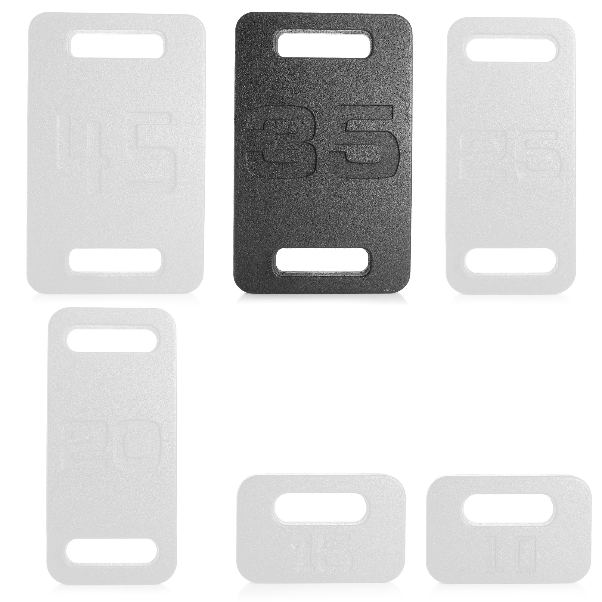 Cast Iron Ruck Weight Weighted Ruck Plate with Handle 10/15/20/25