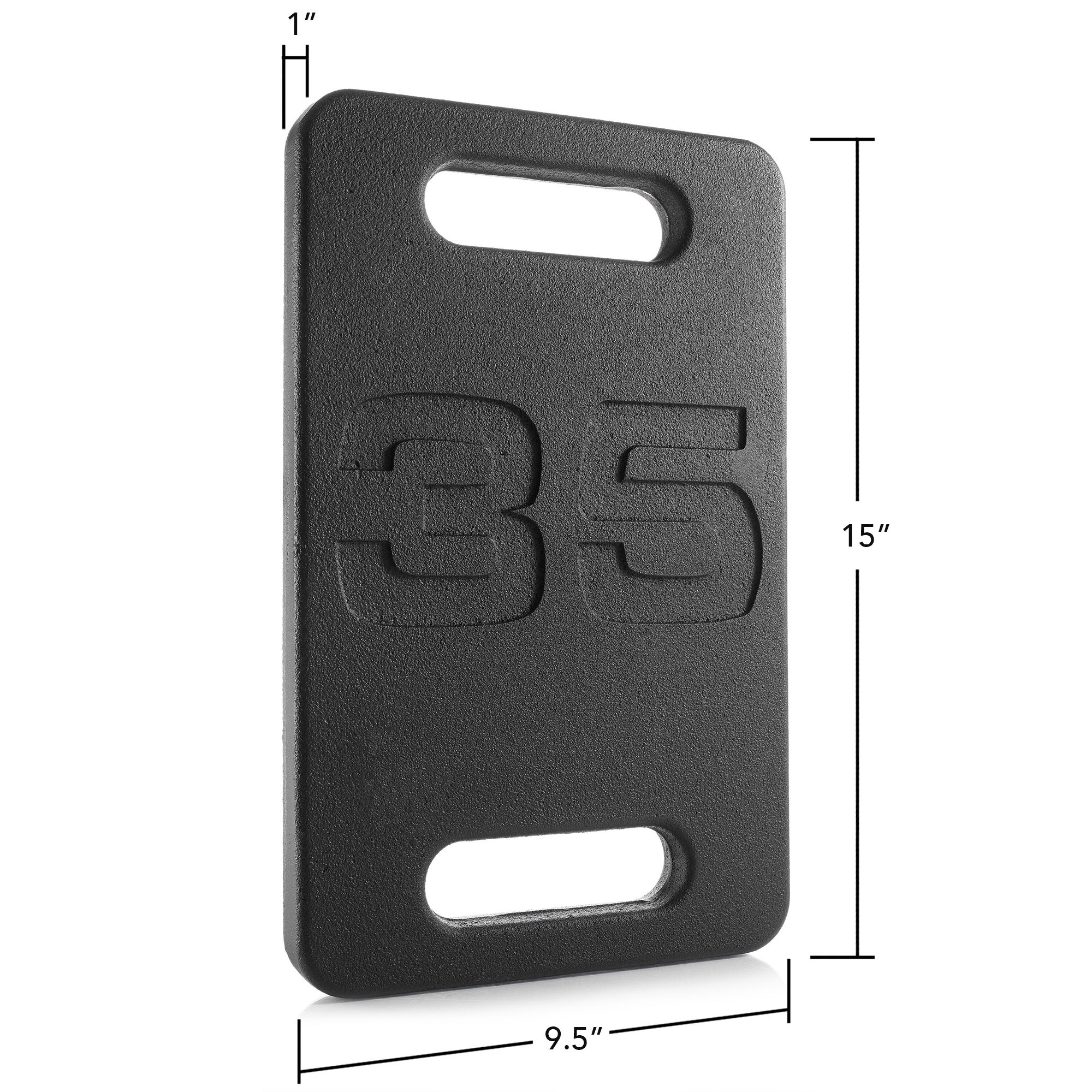 Cast Iron Ruck Weight Weighted Ruck Plate with Handle 10/15/20/25