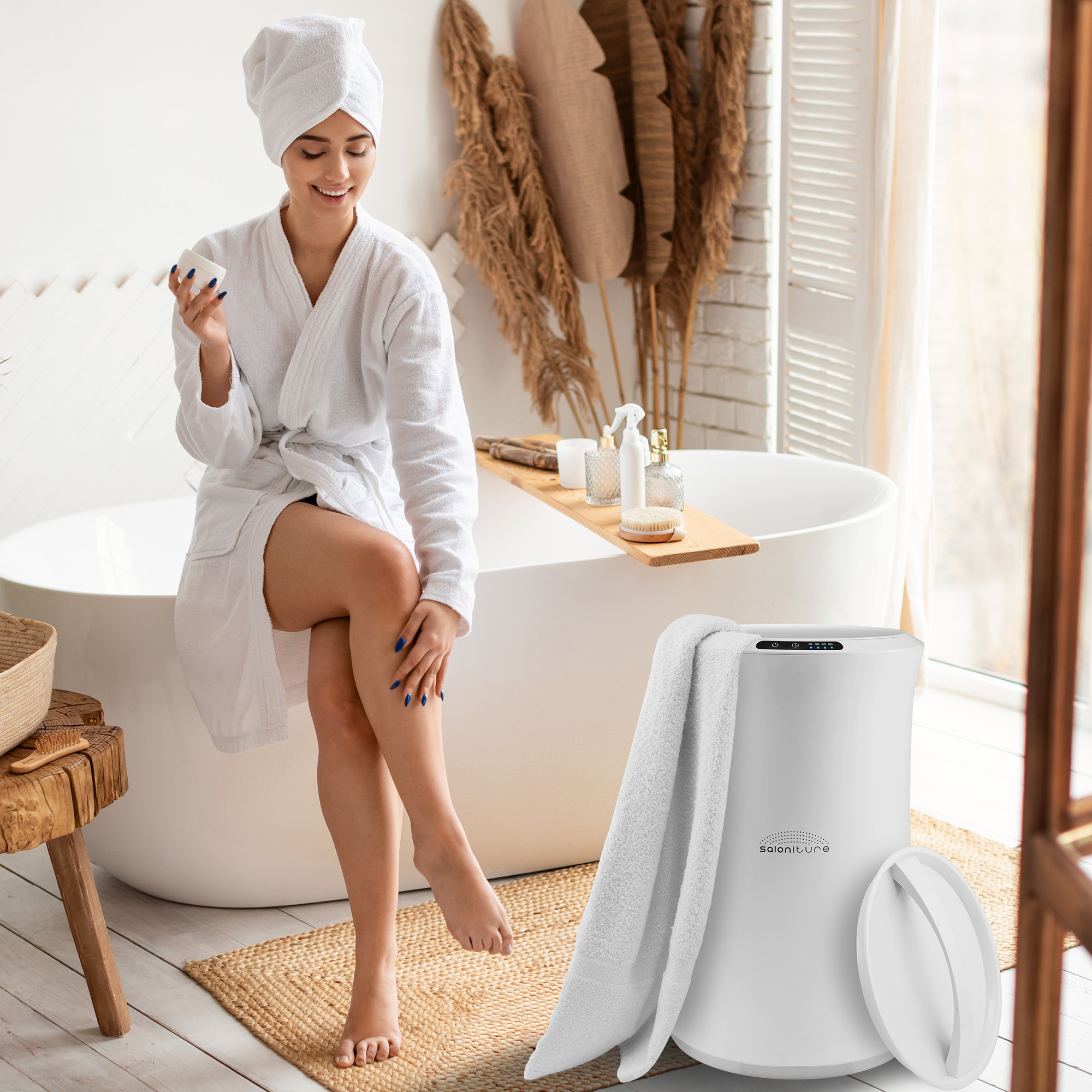 Large Bucket Style Towel Warmer Heater for Bathroom, Salon, and Spa | eBay