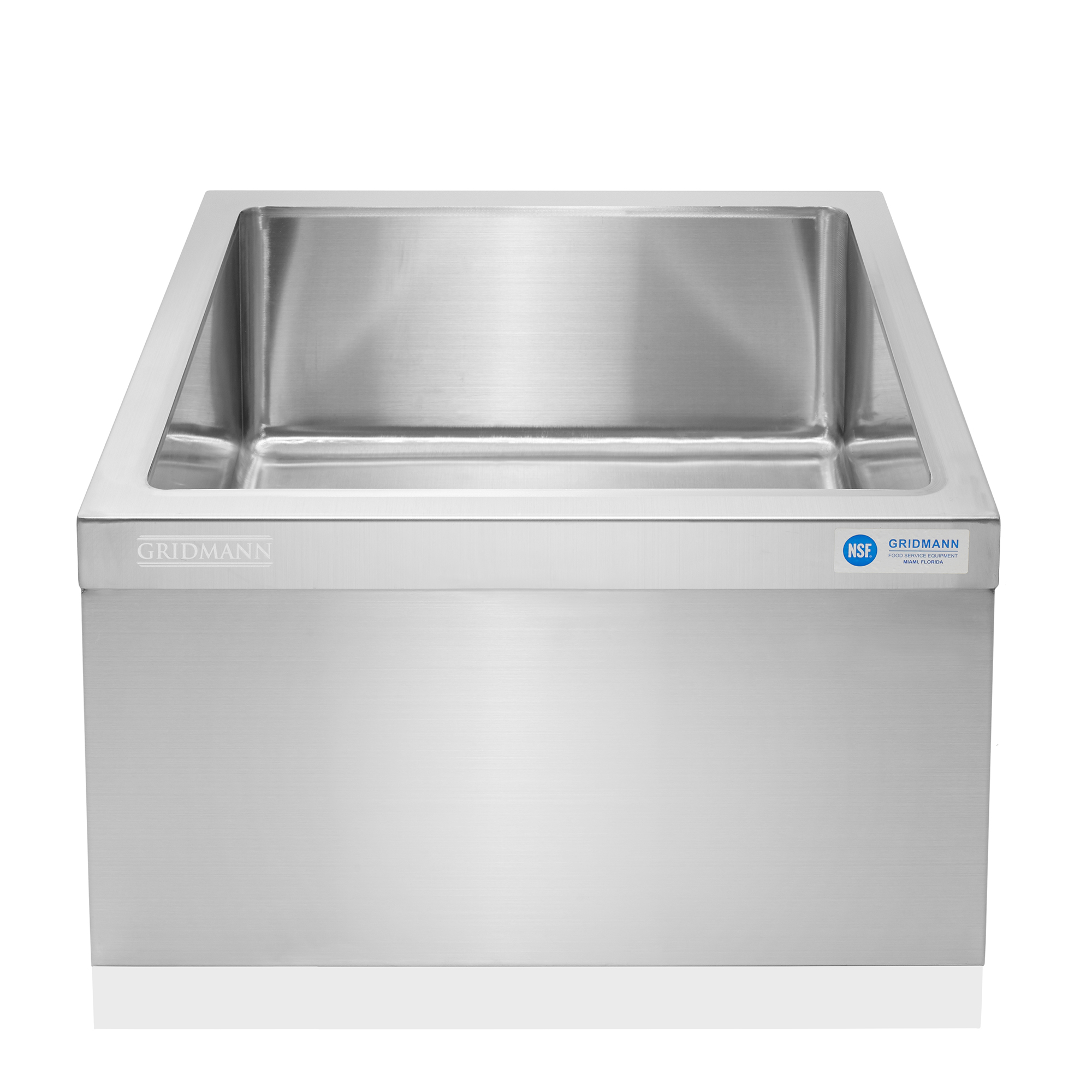 Commercial Stainless Steel Floor Mop Sink, NSF Certified, Deep Basin - Picture 11 of 29