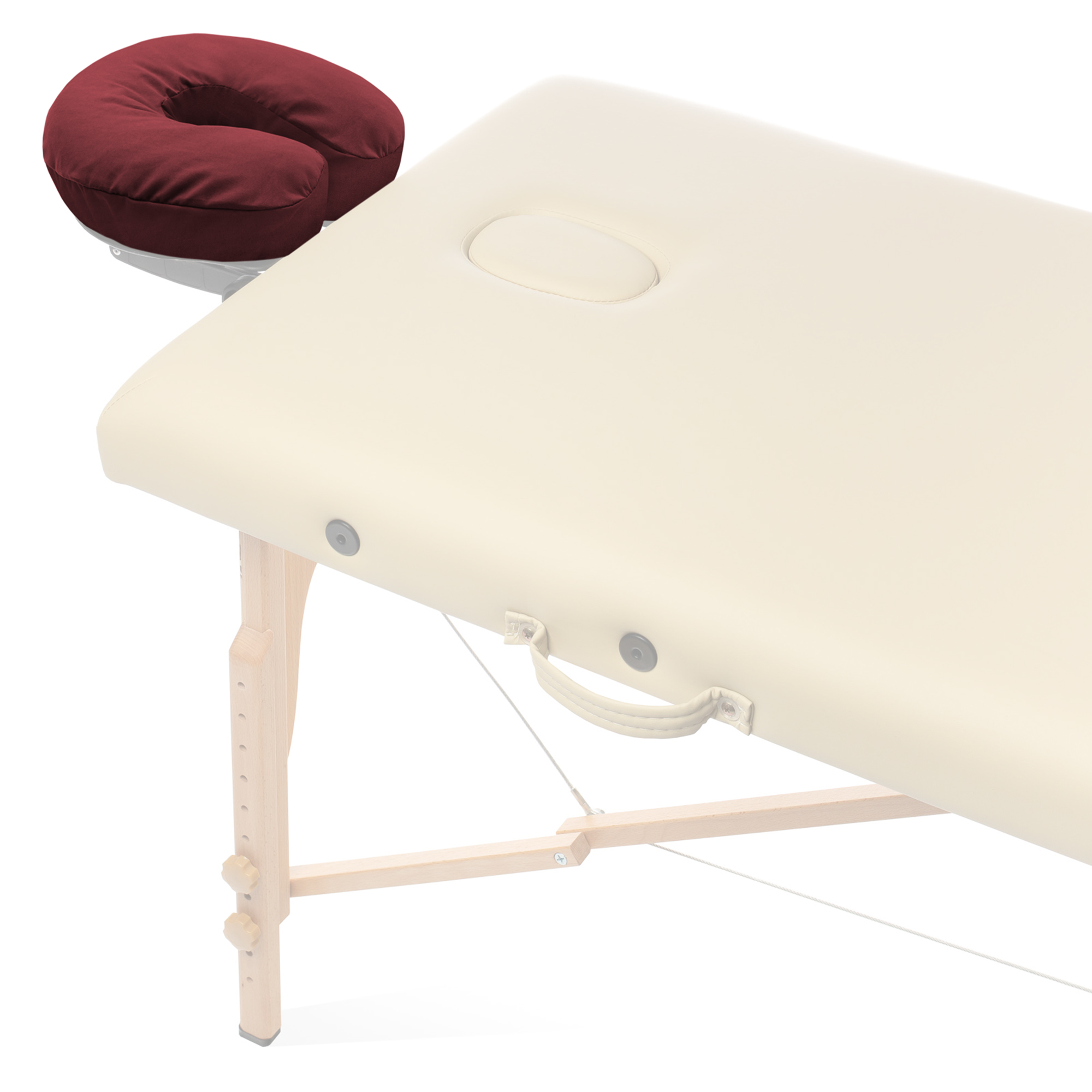 4 Pk Massage Table Face Cradle Head Rest Covers - Microfiber Fitted