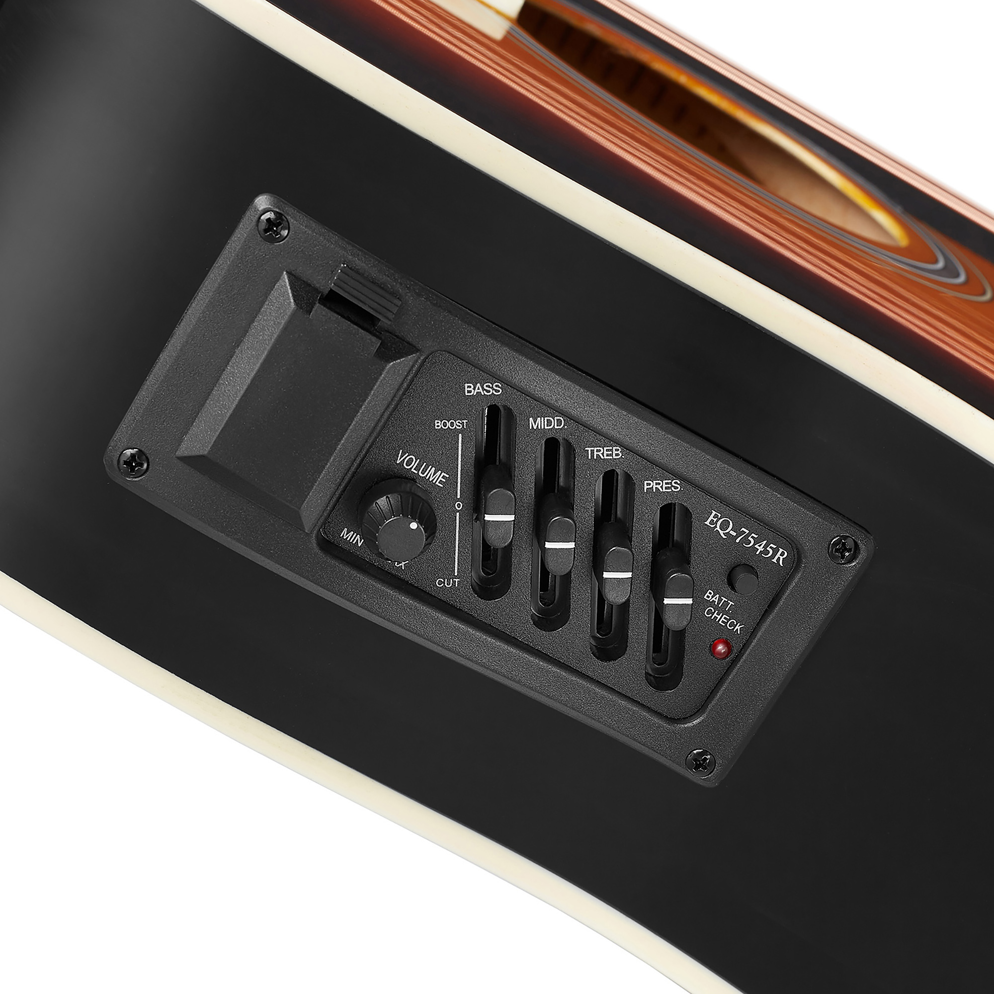 Ashthorpe Dreadnought Cutaway Acoustic-Electric Guitar Starter Pack – With EQ, 10W Amp, Bag & More