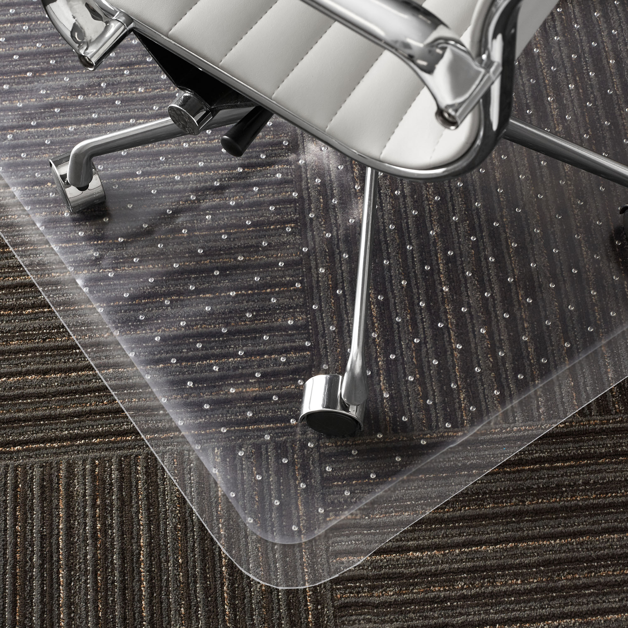 Office Desk Chair Floor Mat with Lip, Clear