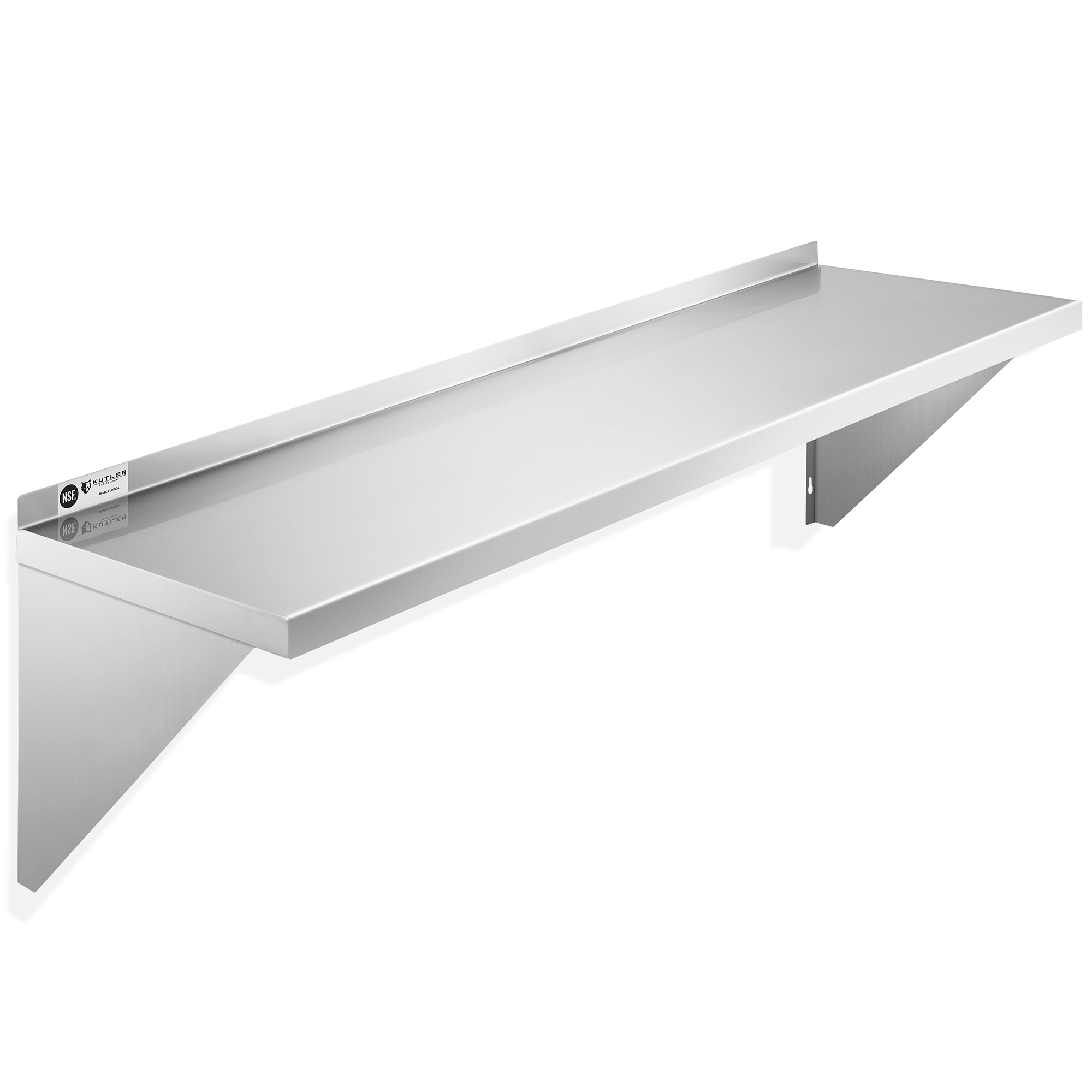 Stainless Steel Shelf, NSF Commercial Restaurant Kitchen Wall Shelves