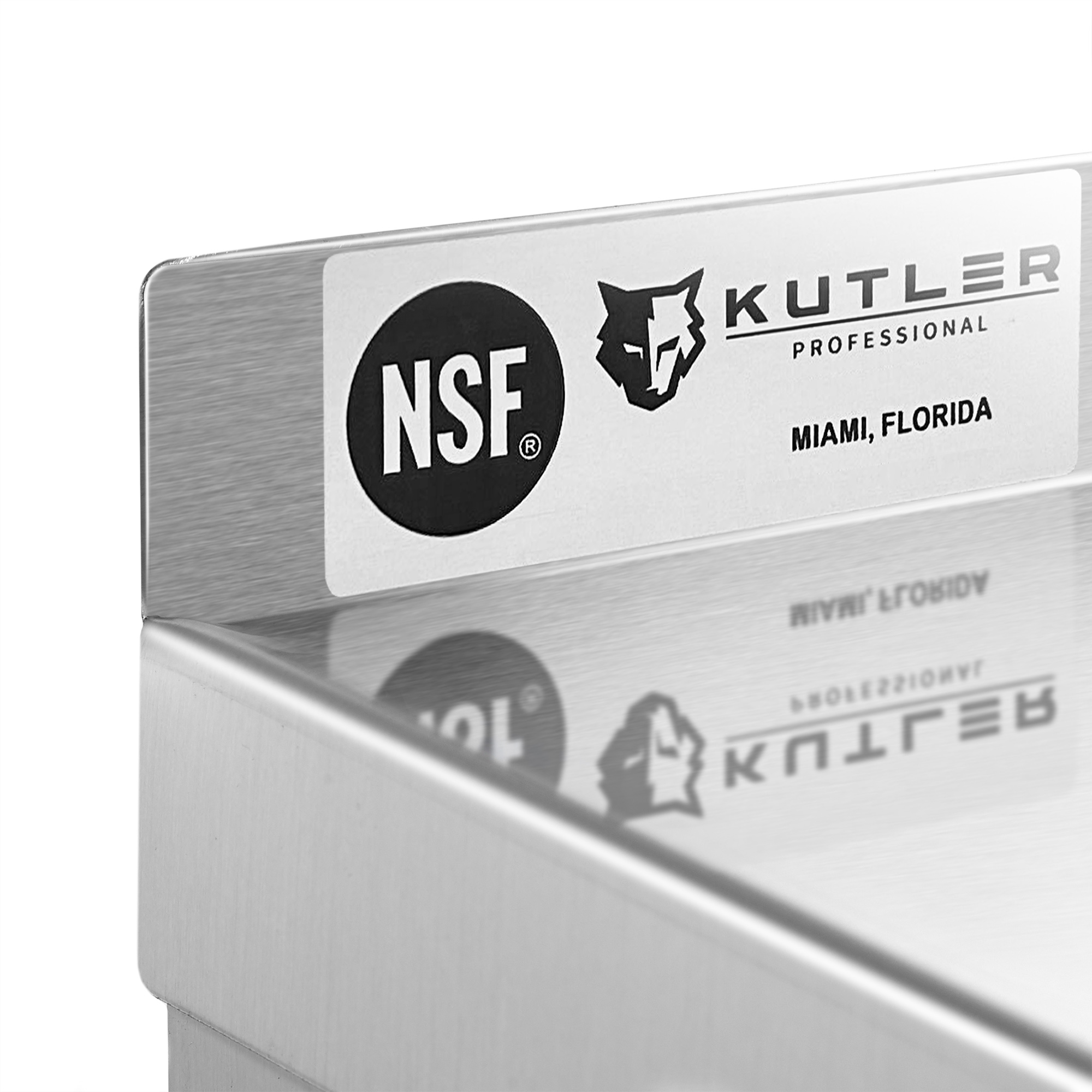 Stainless Steel Shelf, NSF Commercial Restaurant Kitchen Wall Shelves - Produktbild 4
