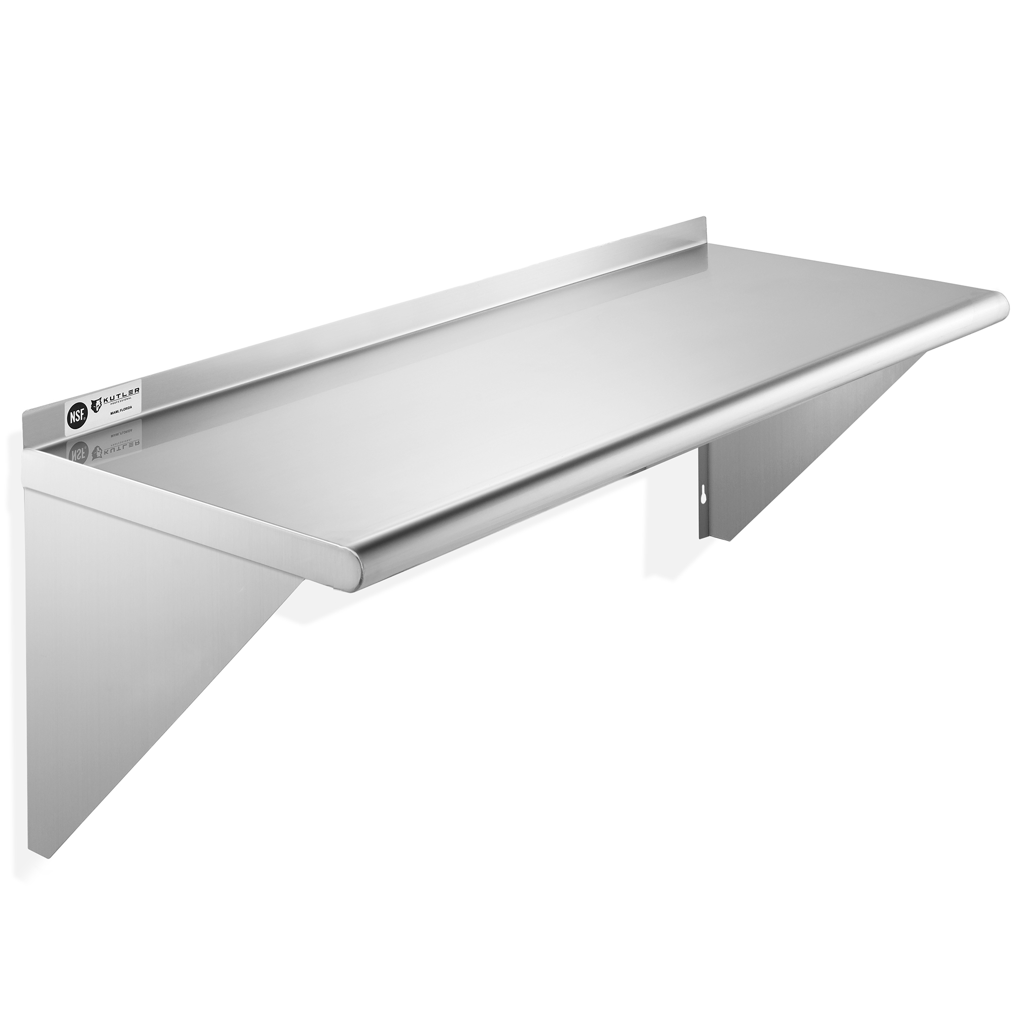 Stainless Steel Shelf, NSF Commercial Restaurant Kitchen Wall Shelves