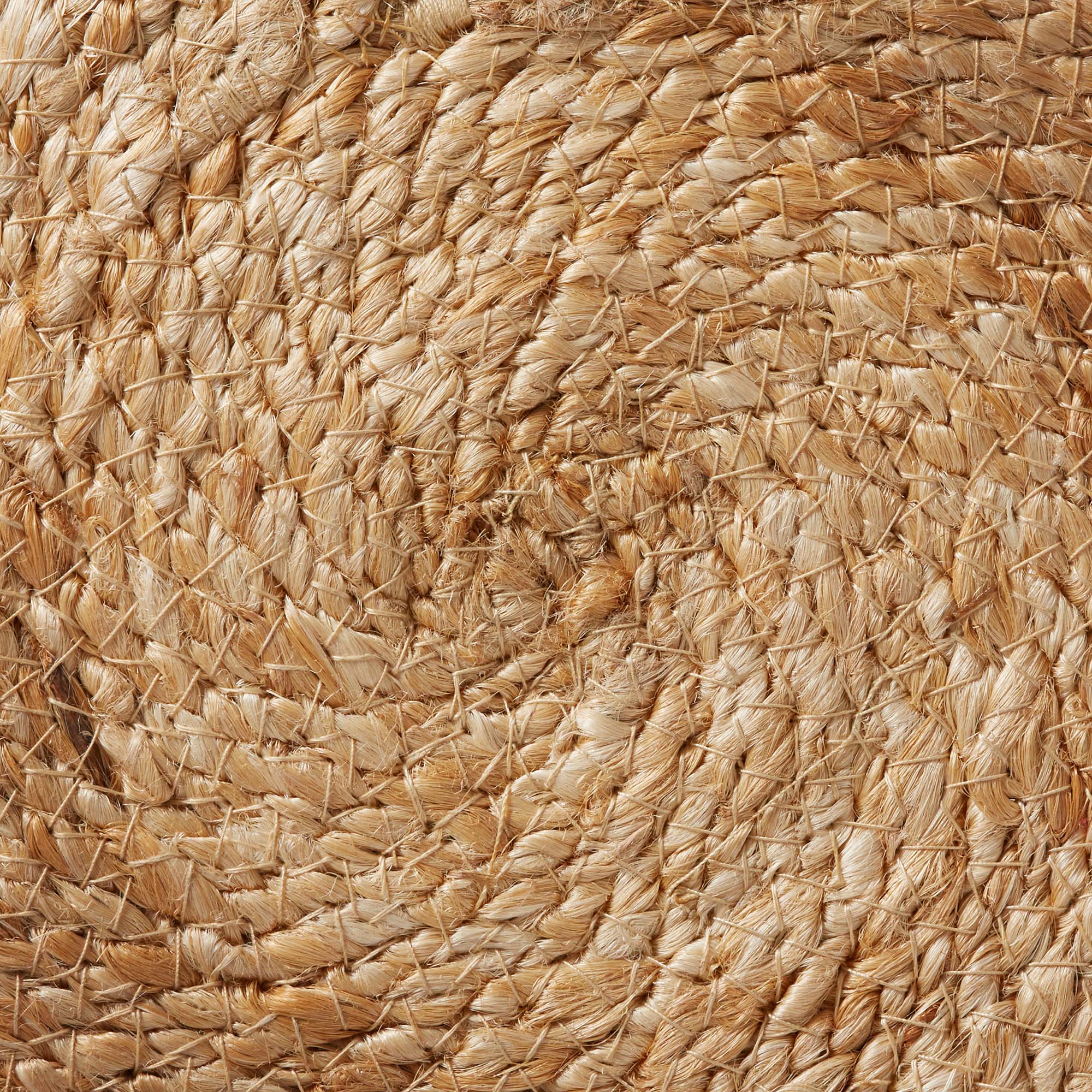 Hand-Braided Jute Pouf Ottoman Footrest, Boho Farmhouse Living Room Home Decor